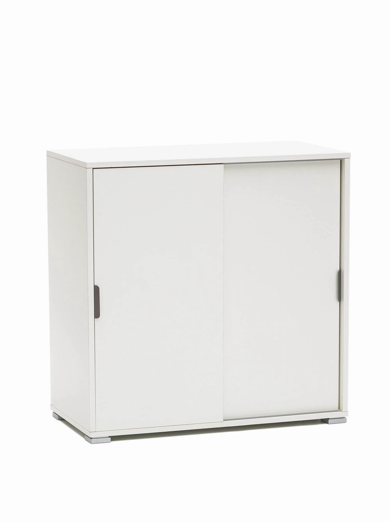 MeMi Me204BIA ante scorrevoli. Scarpiera.mobiletto . Gia' montato ,Legno, Bianco, 38x75x85 cm
