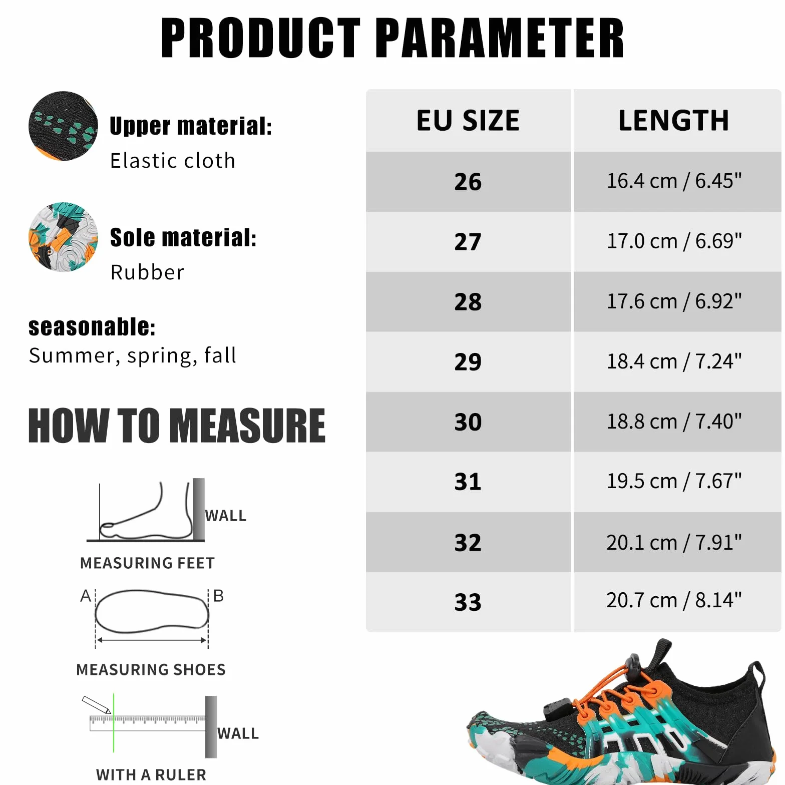 Scarpe da Scoglio Bambino Bambina Antiscivolo Scarpe da Acqua Sport Acquatici