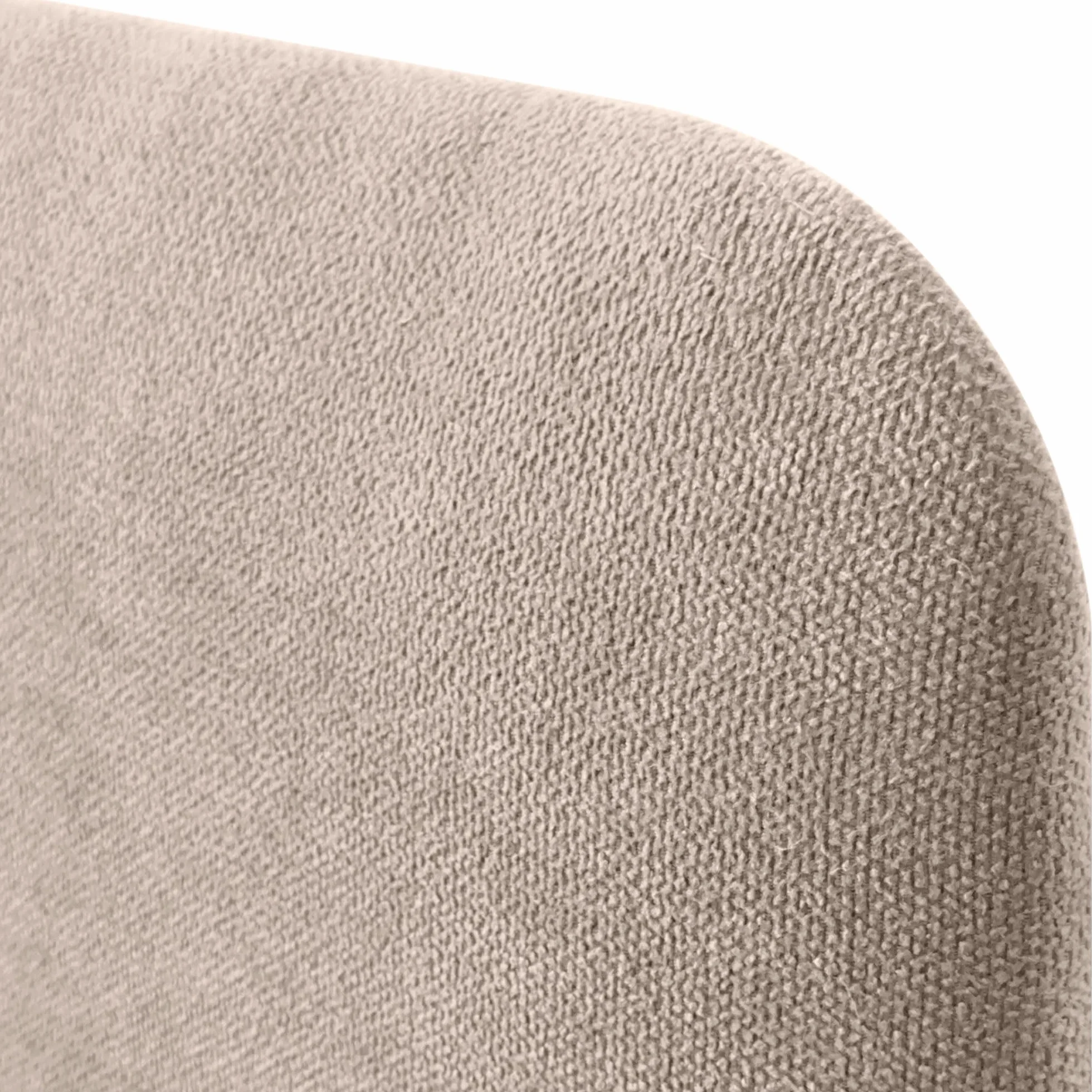 DHOME Testiera Imbottita Liscia Arrotondata in Tessuto Aqualine per Parete Acustica Testate Letto Fonoassorbenti Camera da Letto (Beige, 160cm)