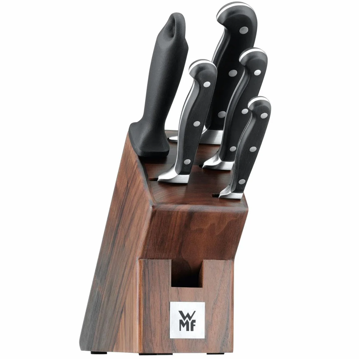 WMF Coltello Set Classe Plus Performance Cut, Acciaio Inox, Nero, 5 Pezzi