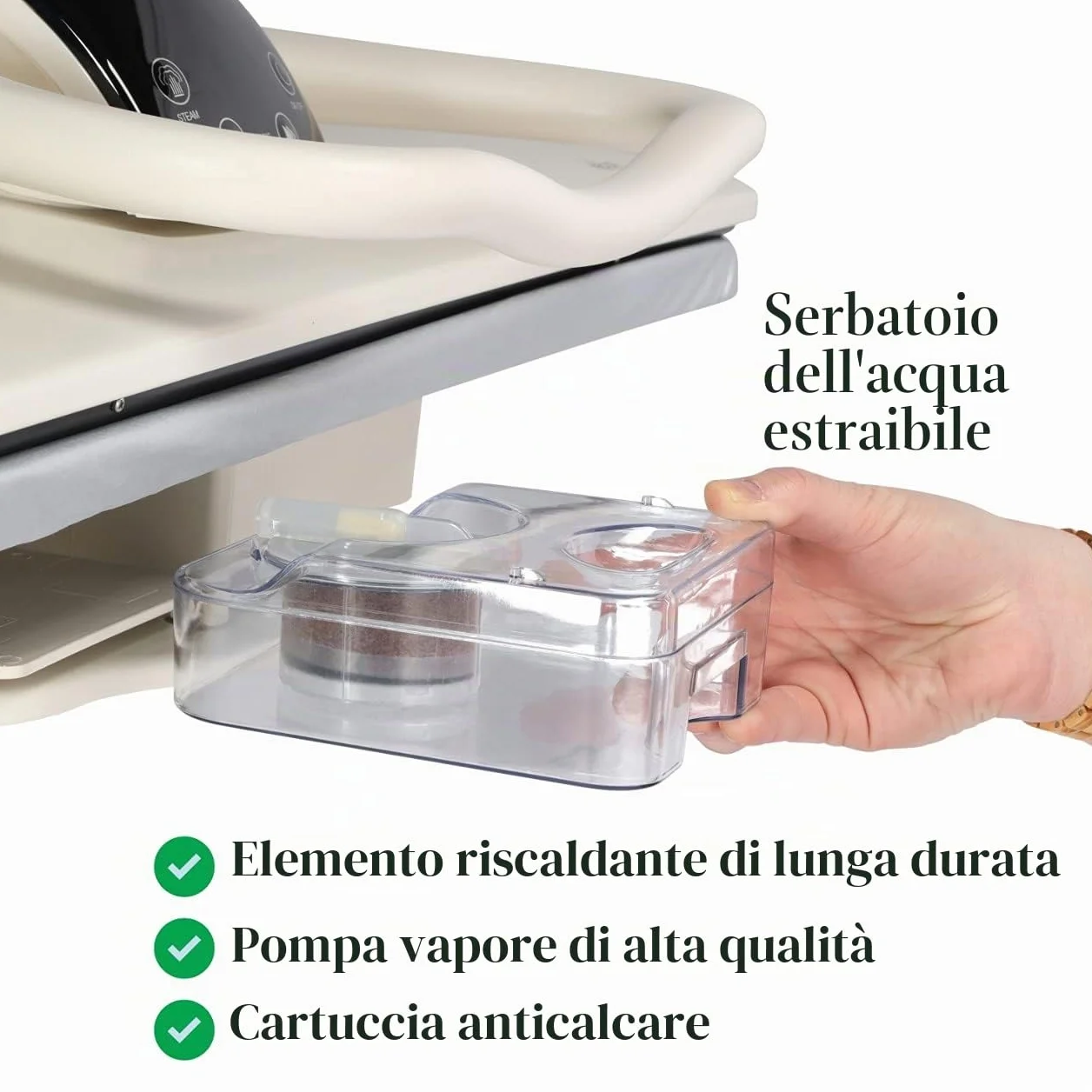 Speedypress Pressa da Stiro a Vapore Professionale 101HD con Supporto, 101cm