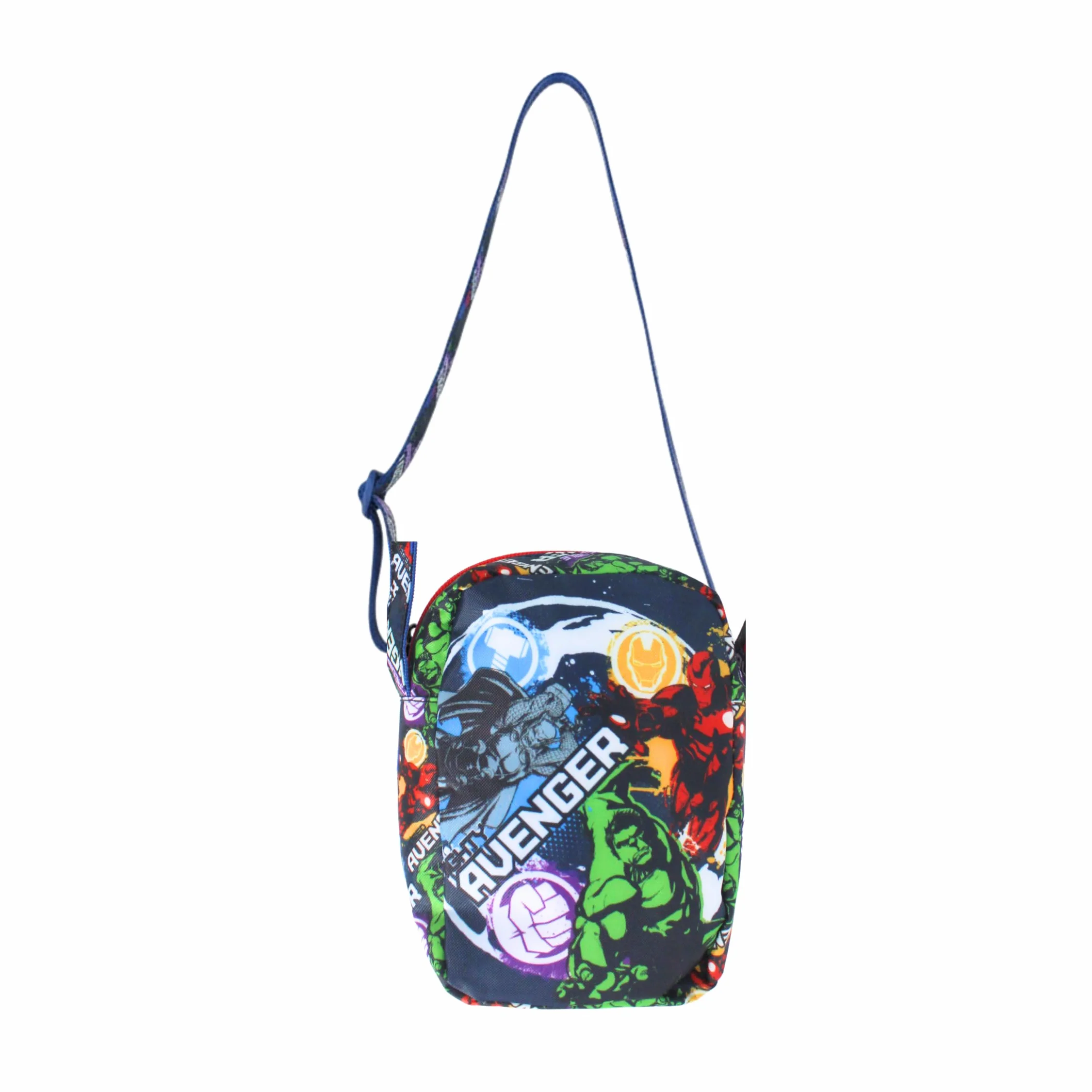 Marvel Avengers Borsa per Ragazzi, Design Thor, Iron Man e Hulk, Borsa Regolabile, Regalo per Bambino