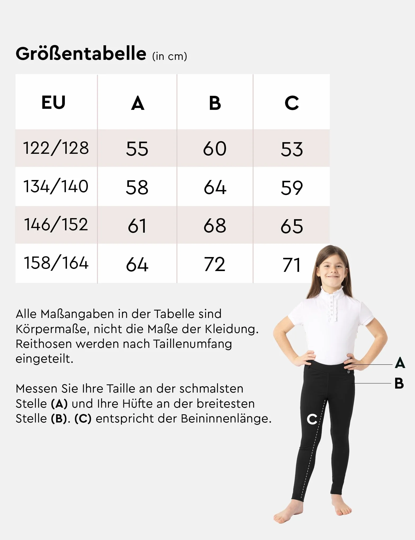 HORZE Leggings da equitazione per bambini con passanti per cintura e custodia per cellulare