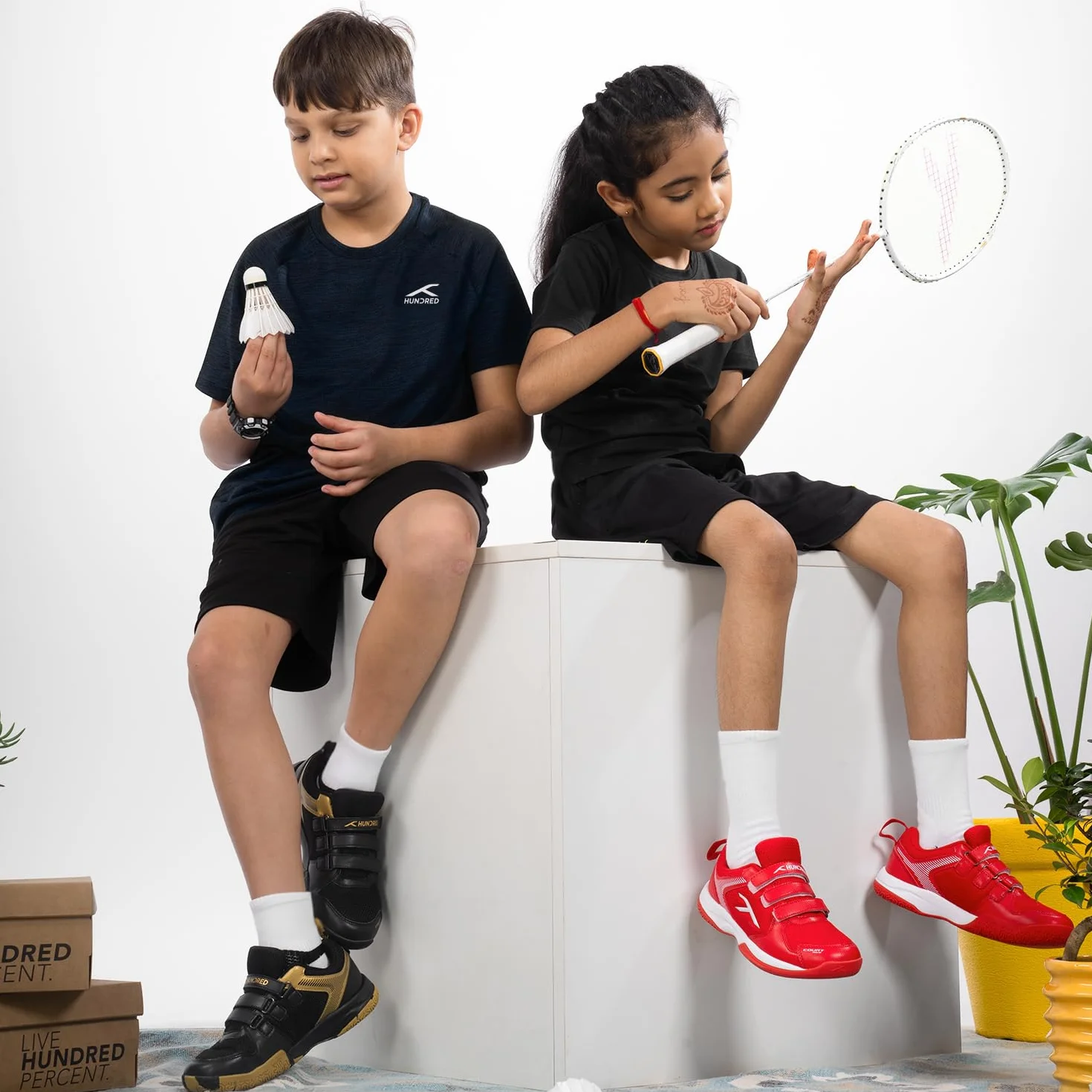 Hundred Court Star Badminton Shoes Uomo