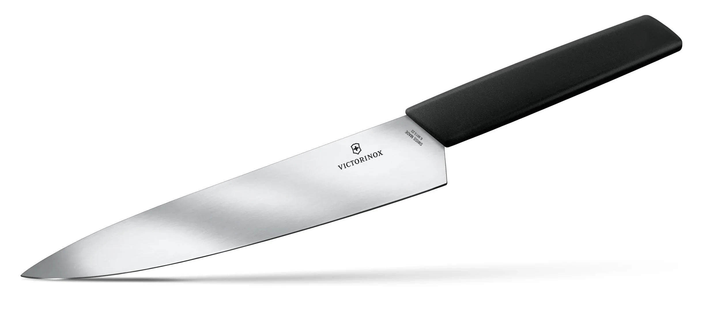 Victorinox Swiss Modern, coltello professionale da intaglio, lama extra affilata, 22 cm, manico in plastica, acciaio inox, nero