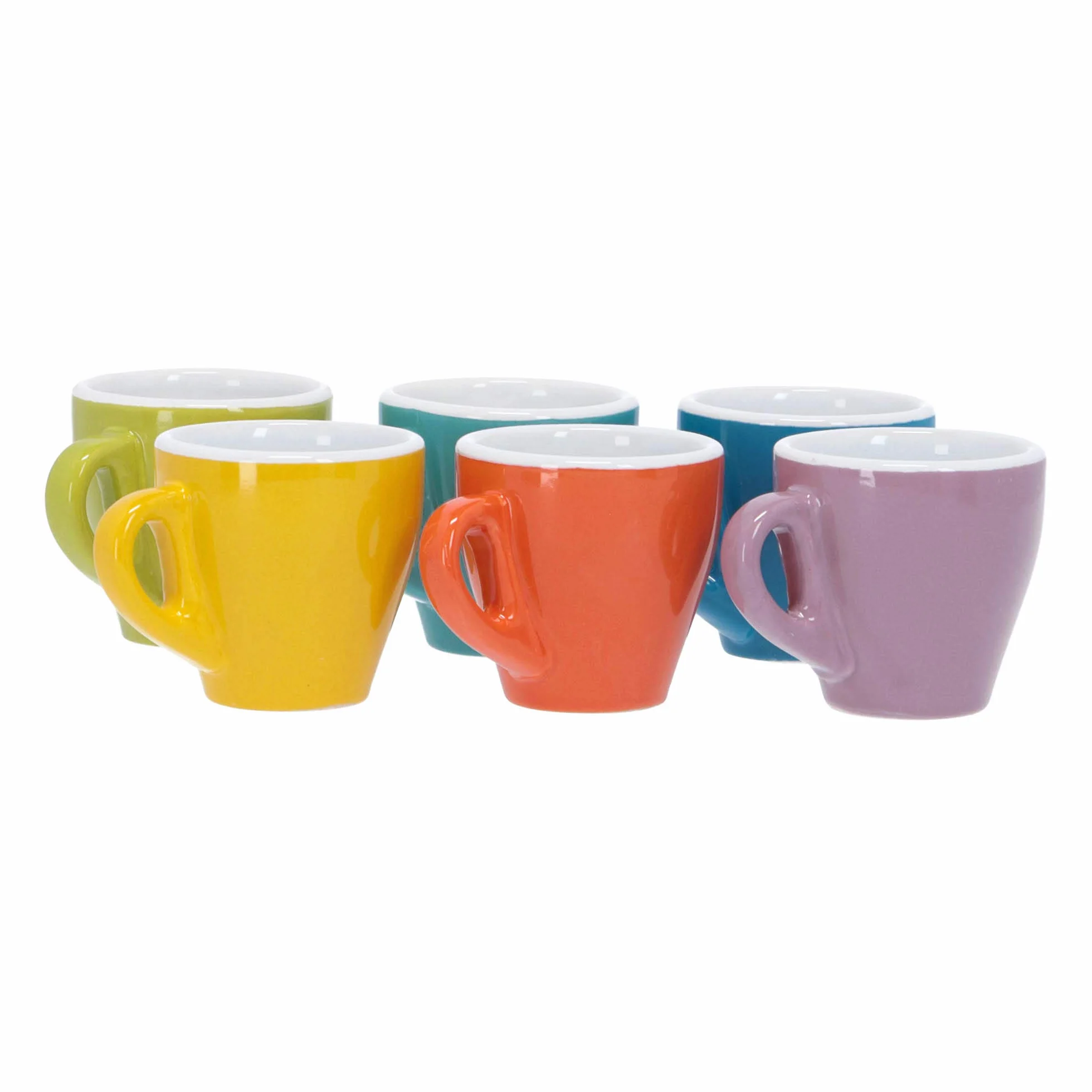 Innova Tazzine Caffè 6pz Ceramica Conica Riutilizzabile