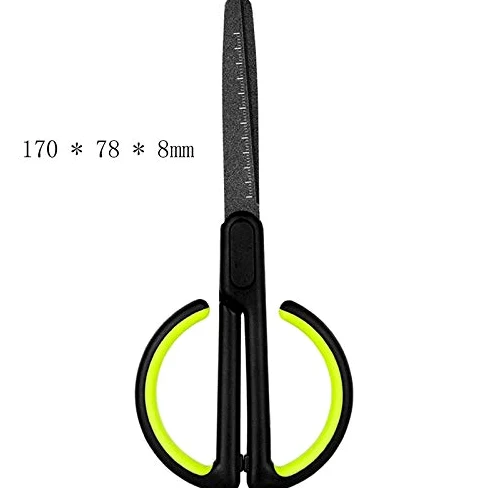 Forbici da ufficio, forbici artigianali, forbici antiaderenti da 1 pezzo con bilancia Forbici fisse per ufficio per adolescenti, forbici per nastro fai da te per la casa (arancione) (Arancione)
