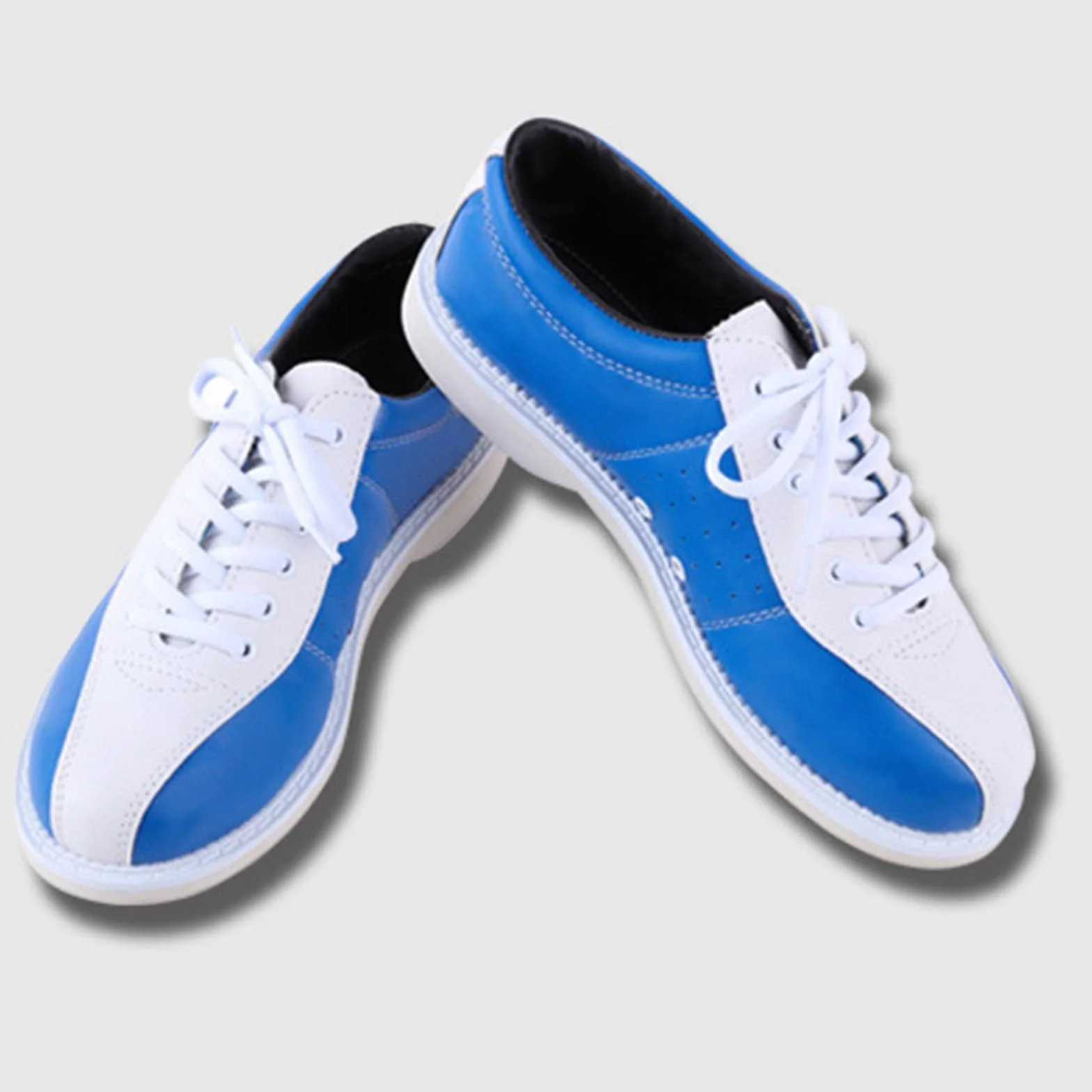 NGARY Scarpe da Bowling Uomo in Pelle Leggera Microfibra Antiscivolo