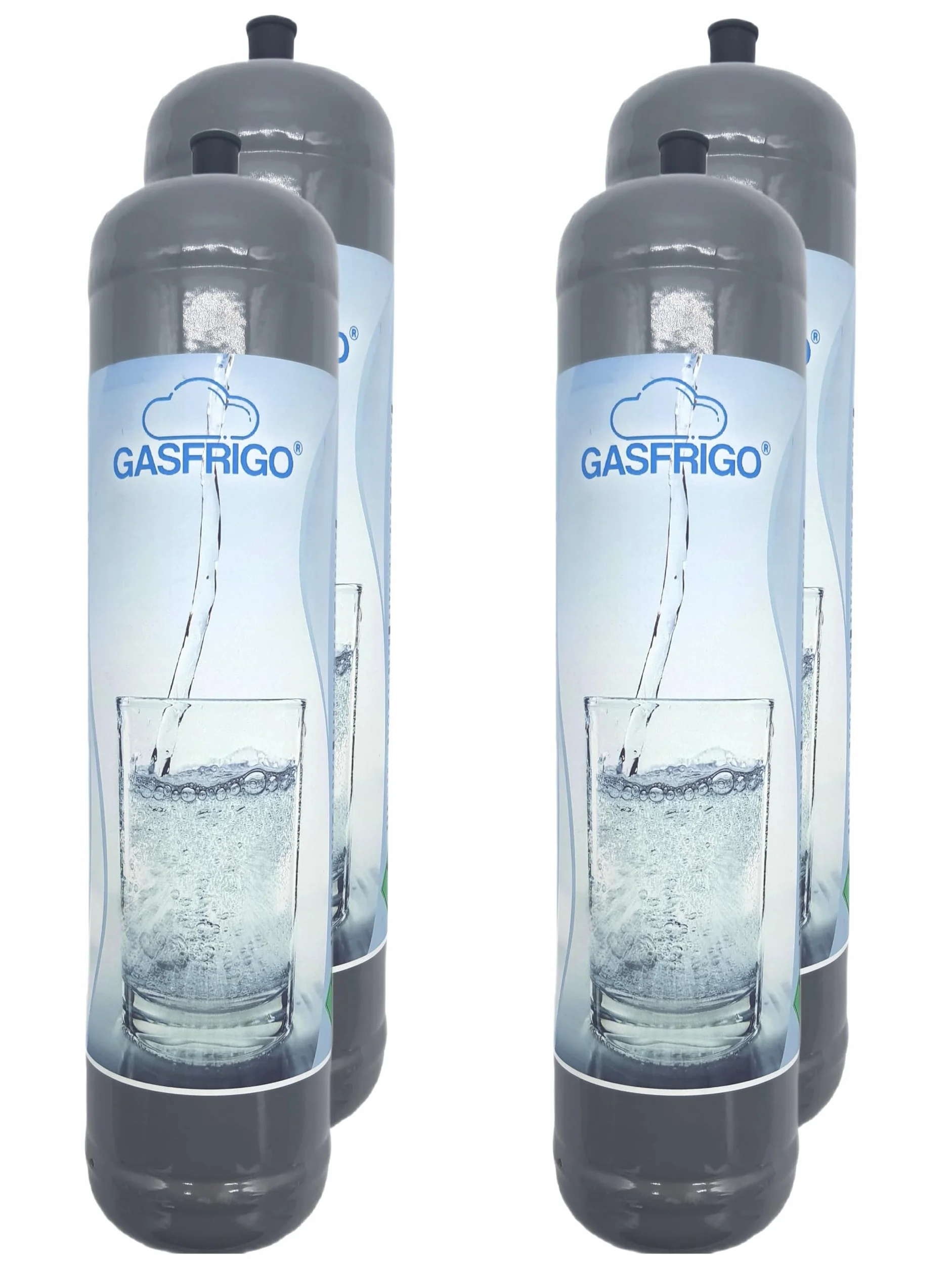 GASFRIGO® Bombola CO2 600 g attacco M11x1 gazatore acqua frizzante - 4 szt.