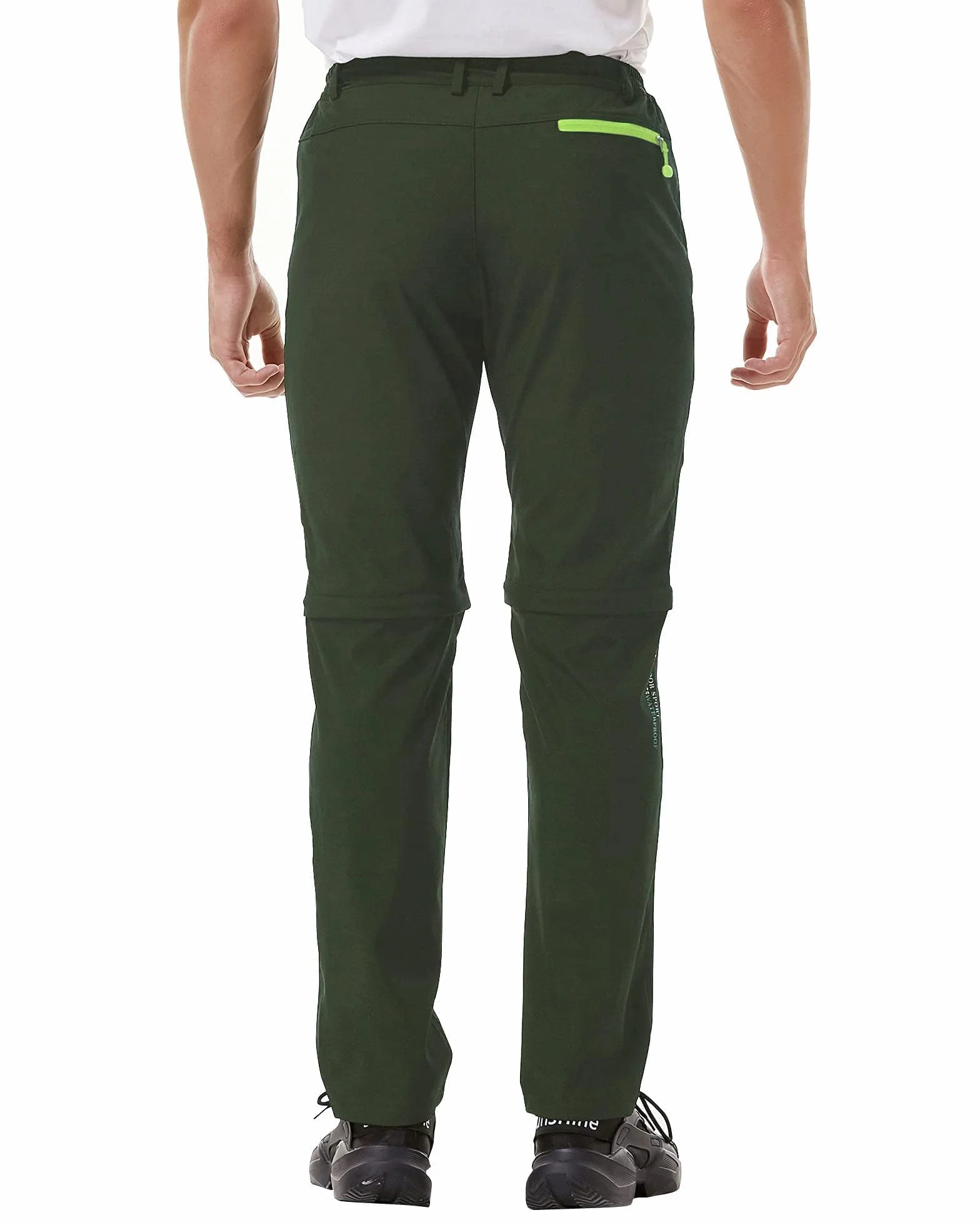 Zoerea Pantaloni Trekking Uomo Asciugare Rapidamente Traspiranti Convertibile Primavera Estate All'aperto Alpinismo Escursionismo