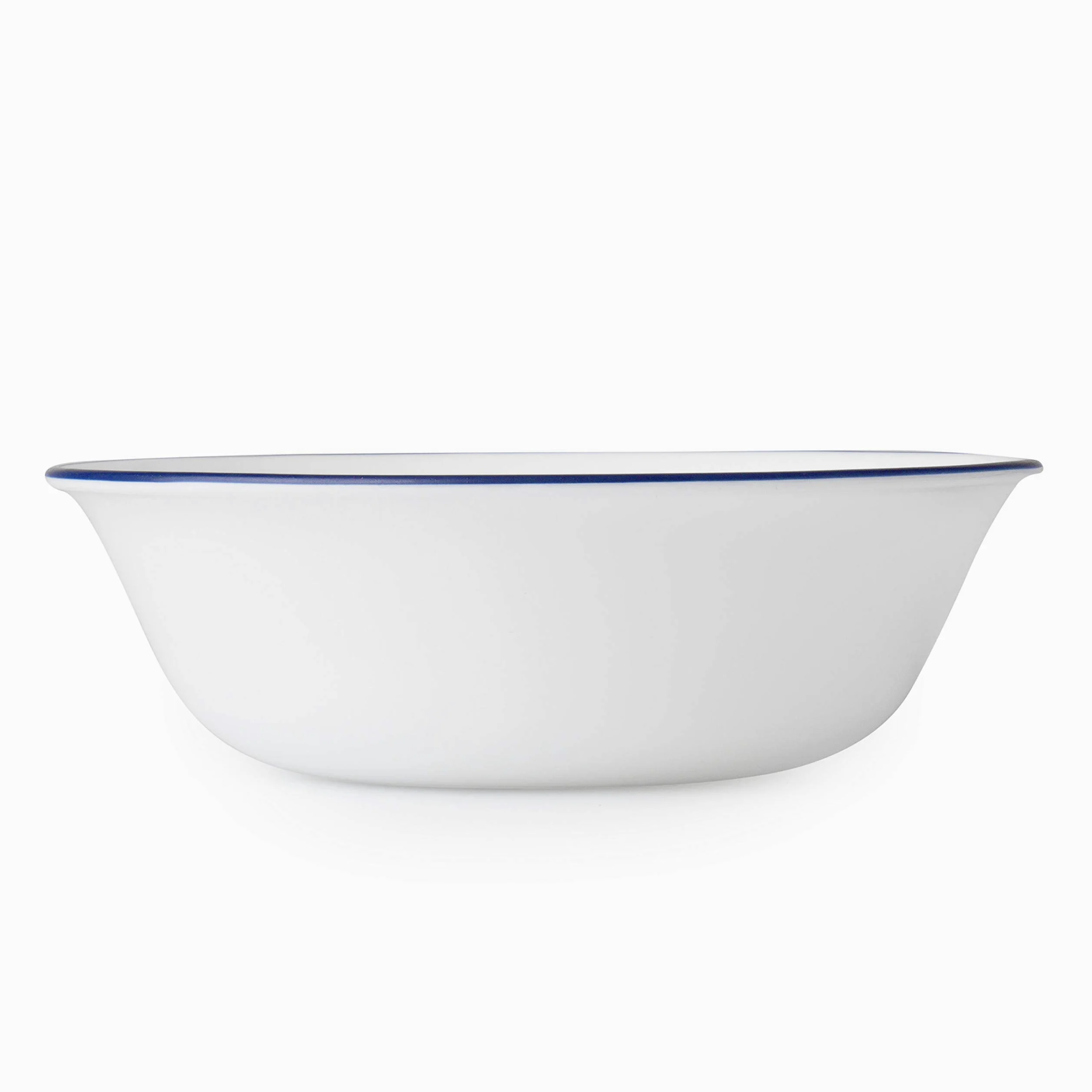 Corelle Servizio da tavola da 18 pezzi, indaco speckle, blu e bianco per 6, resistente alle scheggiature, include piatti piani da 26 cm, insalata/piatti da contorno da 17 cm e ciotole da zuppa/cereali