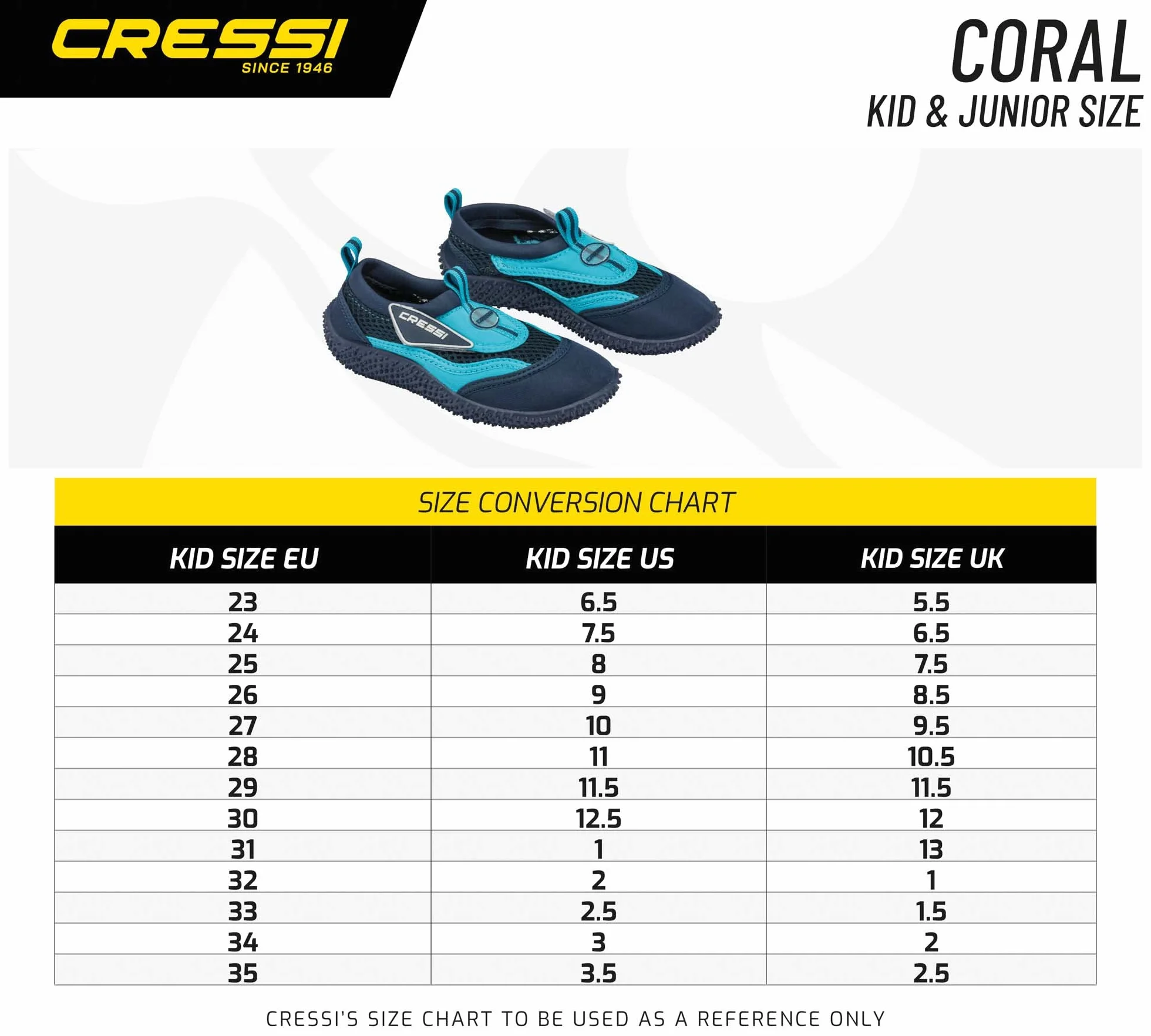 Cressi Coral Scarpette Bambini Sport Acquatici Mare