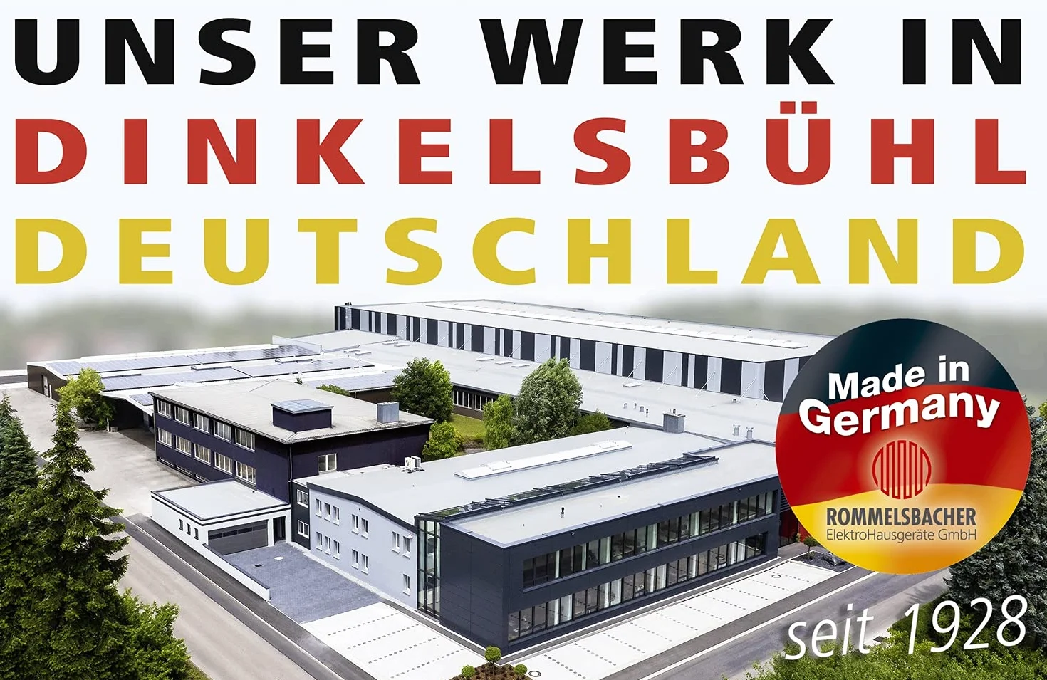 Rommelsbacher THS 2022/E Płyta indukcyjna stołowa Czarny, Biały