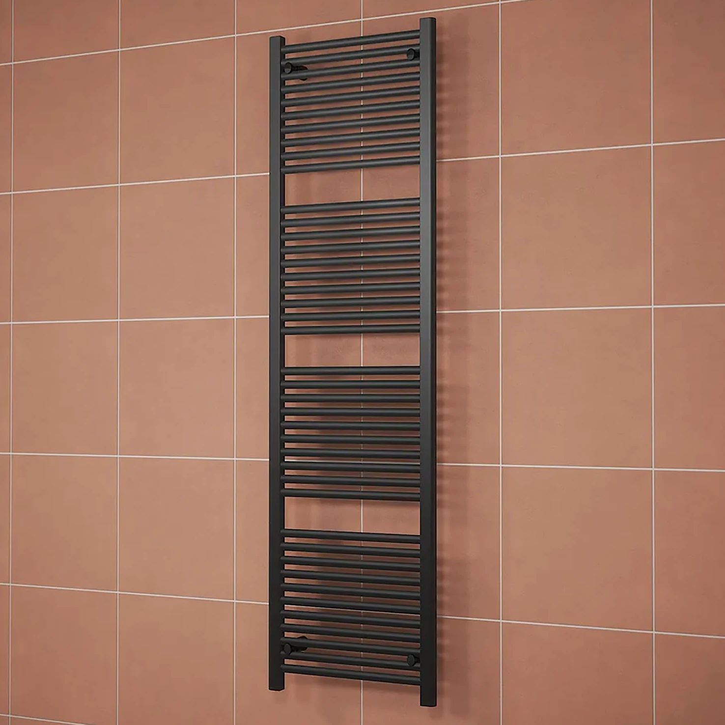 Parama Termoarredo scaldasalviette Idraulico 1800x500 Nero Opaco interasse 450 | Antares