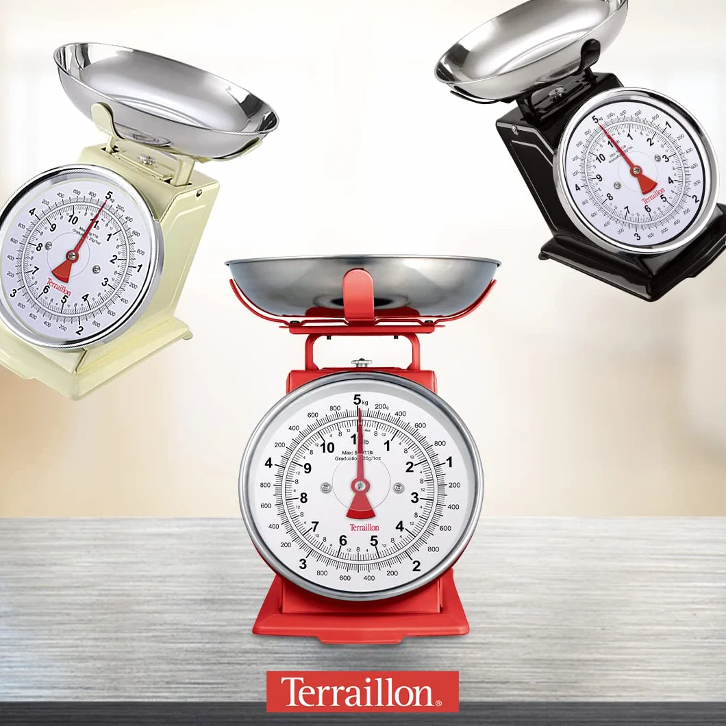 Bilancia da cucina vintage Tradition 500 Crema 5 kg Tara manuale Terraillon
