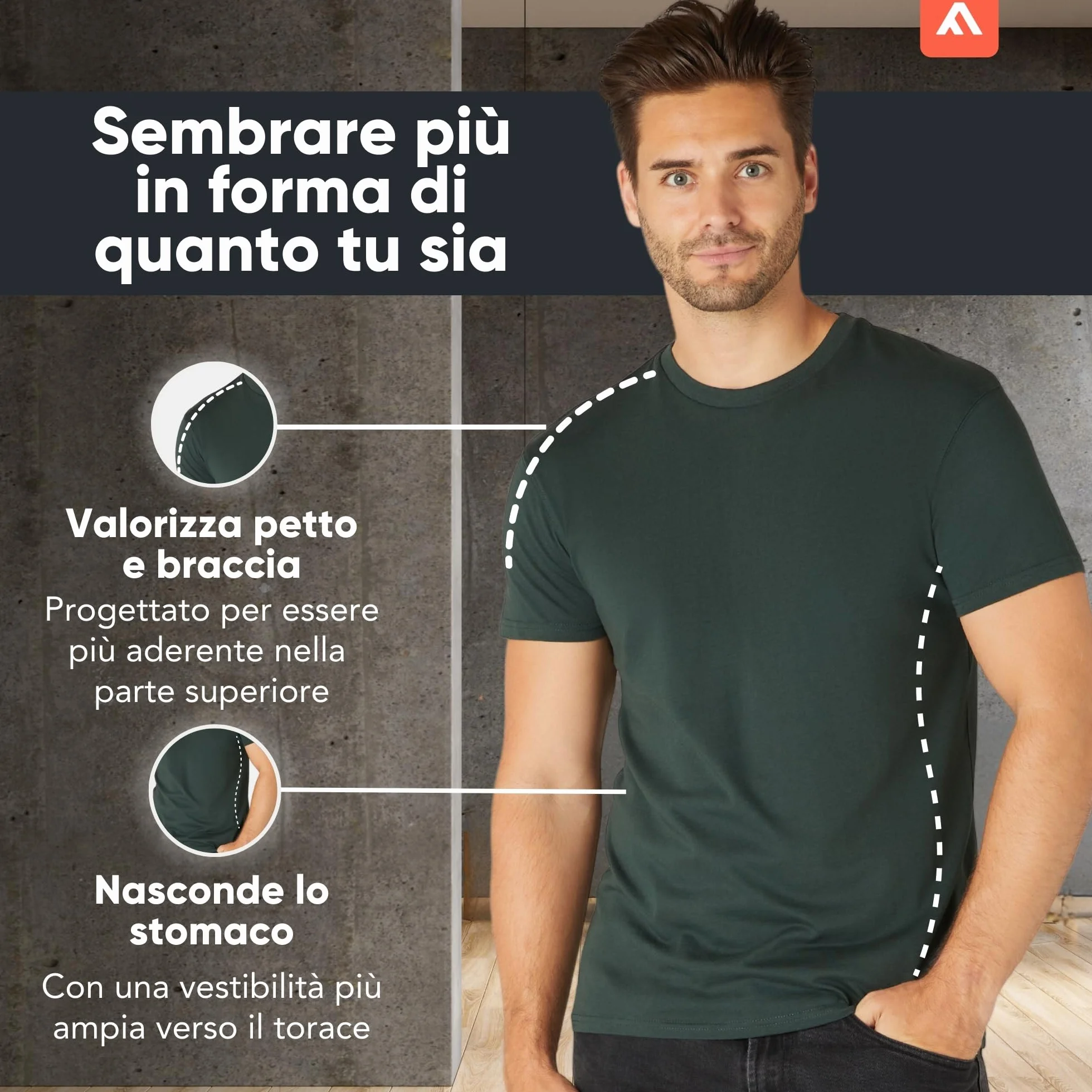 FM London Maglietta da Uomo Premium Cotone 100% Leggermente Aderente Morbida Confezione da 3/5