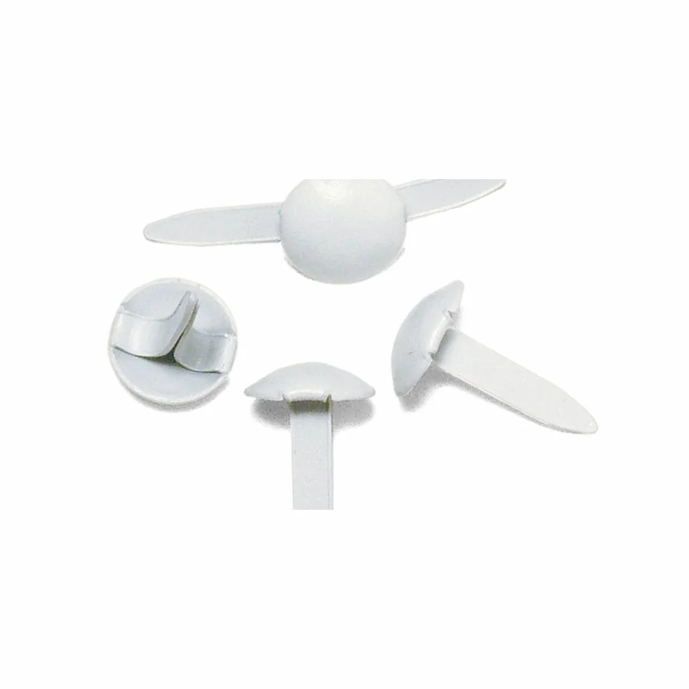 RAYHER HOBBY puntine Rotonde 4 e 8 mm, Confezione da 75 Pezzi, Bianco