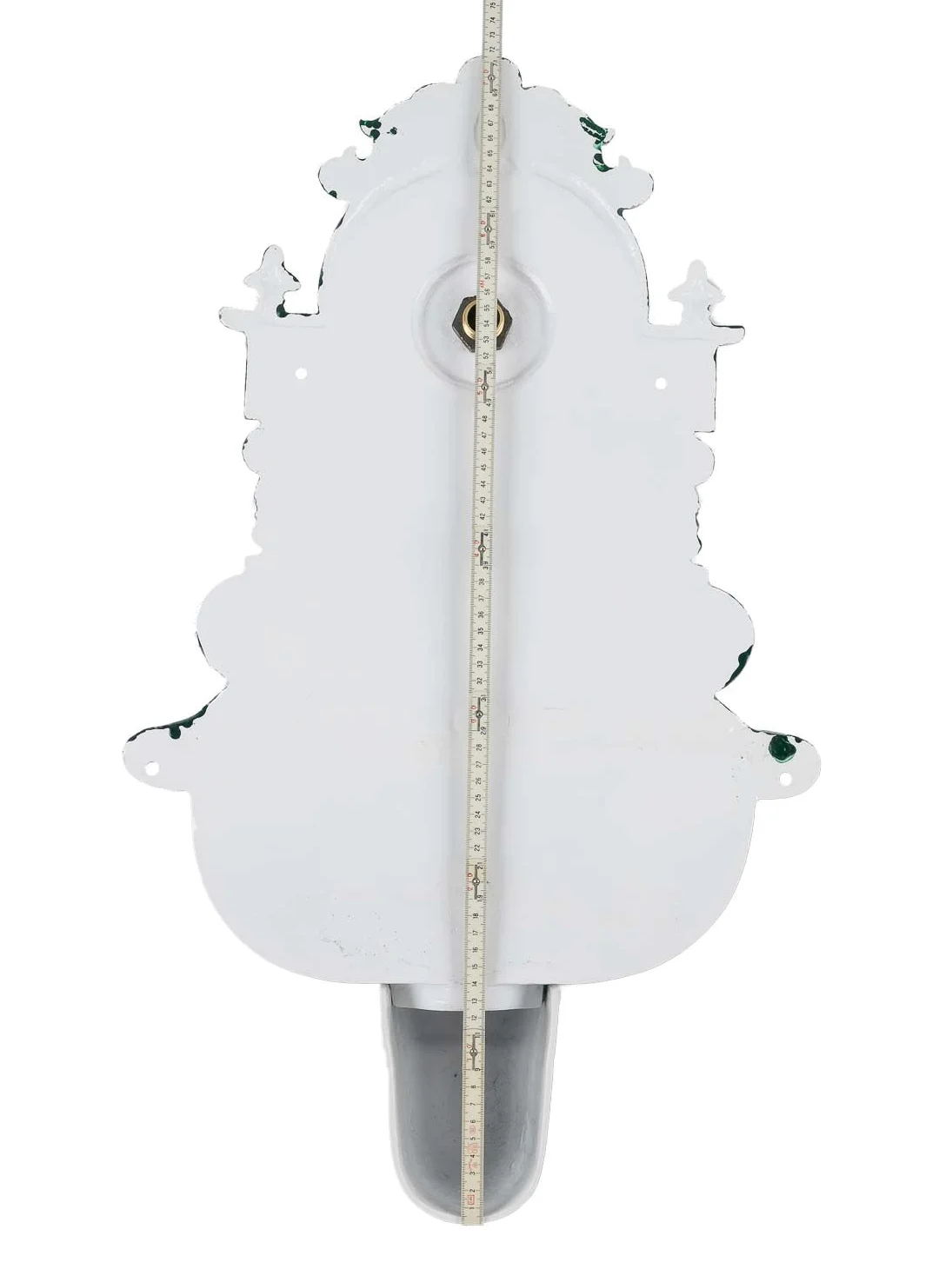 aubaho Lavandino Fontana Alluminio fontane a Muro 72 Centimetri in nostalgico Fontana
