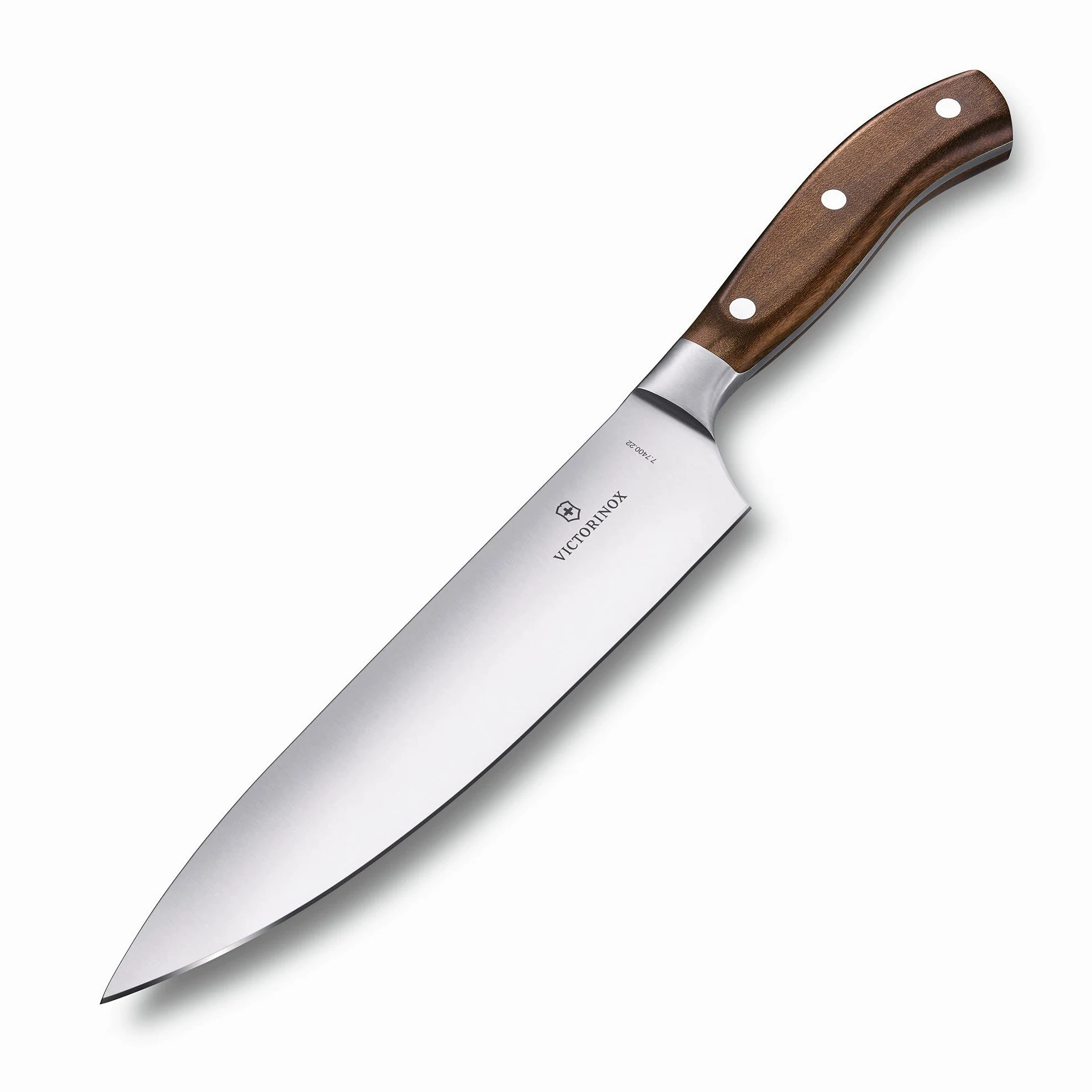 Victorinox Grand Maître Coltello da intaglio, Lama forgiata, Extra affilato, Acciaio inossidabile, in confezione regalo, 7.7400.22G, Marrone