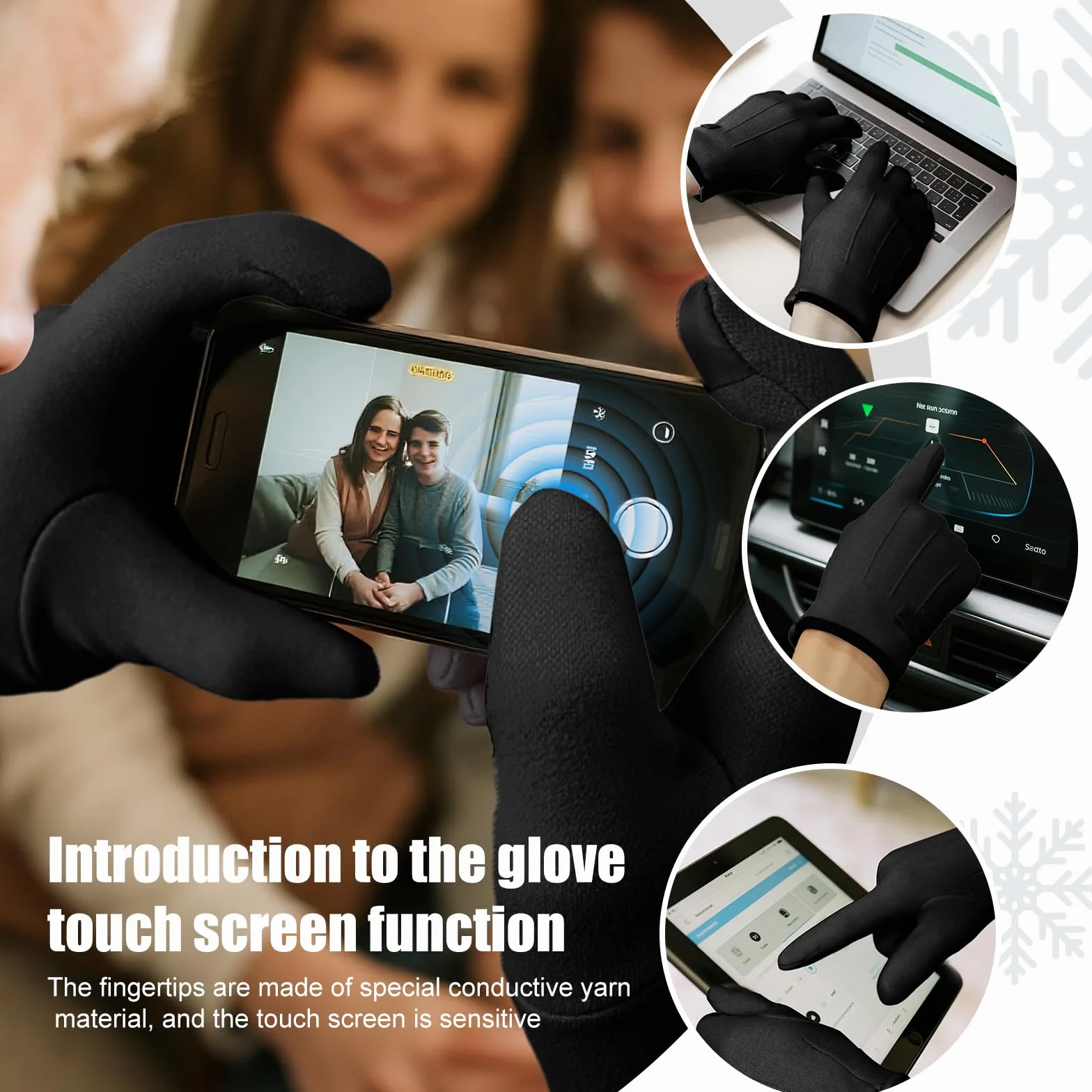 Style Liner Guanti Invernali Touchscreen per Uomini e Donne