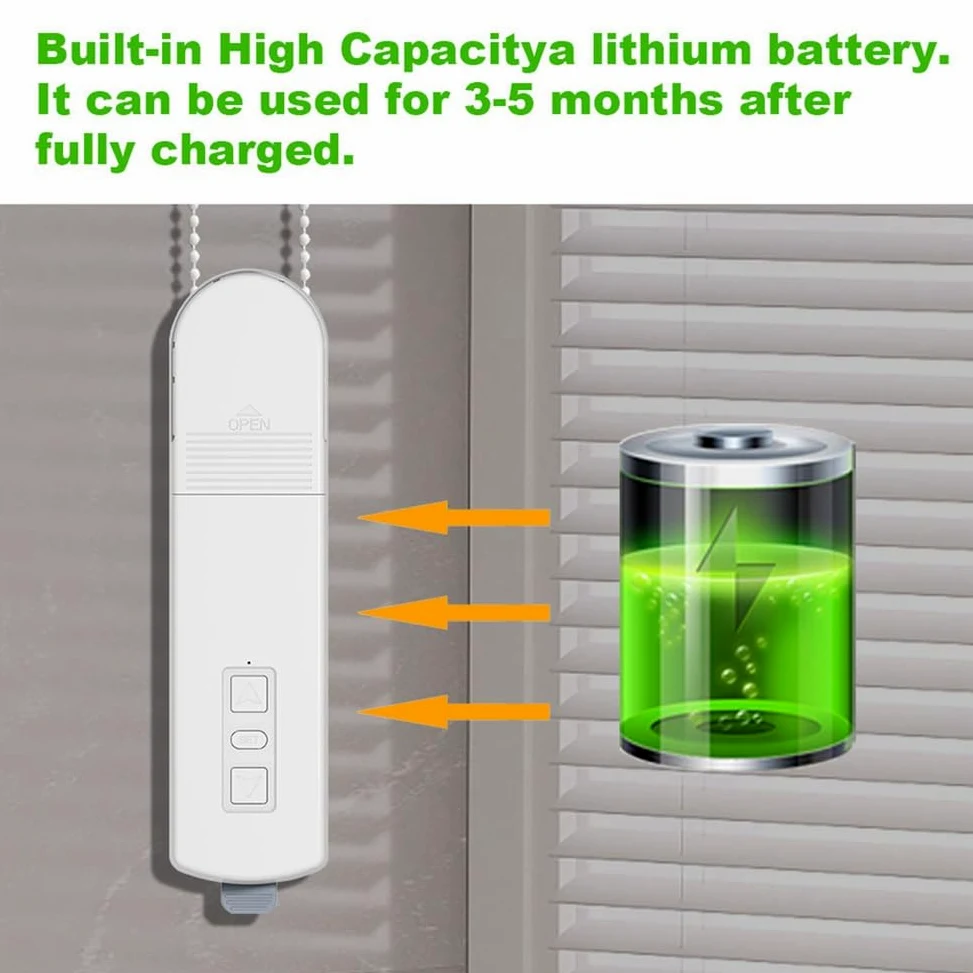 Motore per Tende Elettriche Tuya Zigbee con Pannello Solare, Controllo Vocale, Motore per Tende Automatiche.