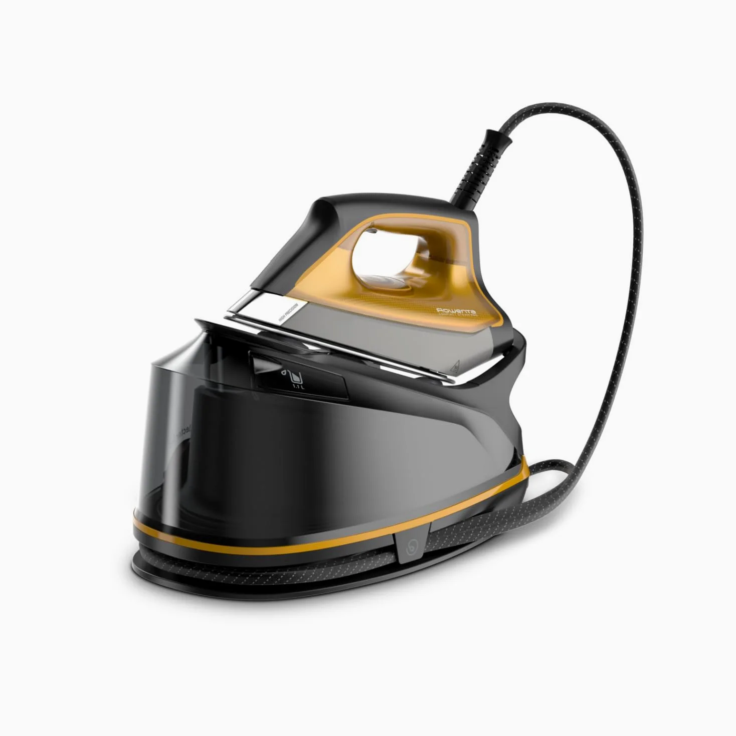 ROWENTA COMPACT STEAM PRO, Ferro da Stiro con Caldaia ad Alta Pressione, 6.4 bar, Colpo Vapore da 325 g/min, Piastra Antigraffio, DG7644