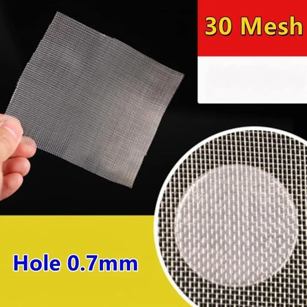 Rete filtrante Metallica, Rete Metallica Intrecciata in Acciaio Inossidabile 304, 1 pz, Rete di Copertura for drenaggio in Acciaio Inossidabile 304 da 20-500 Maglie,(40 Mesh,100cm x 100cm)