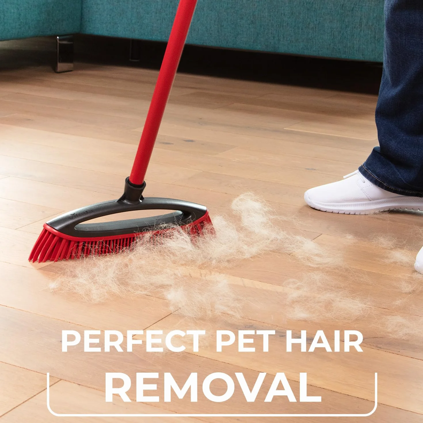 Vileda Pet Pro Always Clean scopa in gomma per peli animali domestici tutti i pavimenti