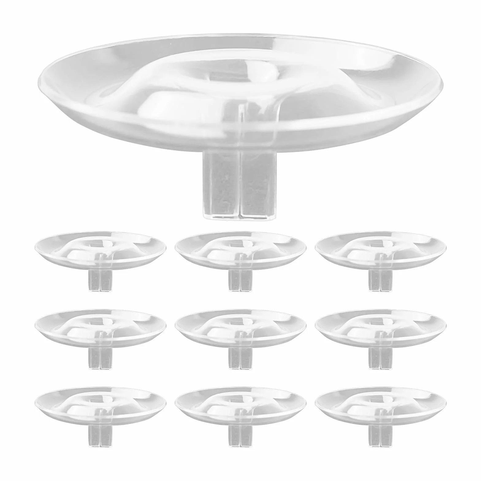 Porta Fiori Galleggiante Idroponico - Supporto per Fiorati,Set da 10 Organizzatori di Trasparenti per Decorazioni Domestiche Acquari e Ciotole | per Vasi Acquari Decorazioni