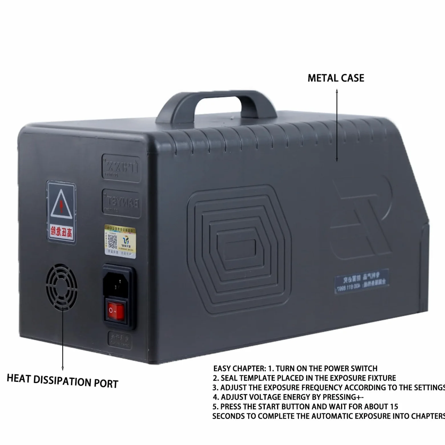 Macchina per Incisione Automatica Intelligente Completamente Touch Screen, Macchina per Realizzare Ritratti con timbri Glitter, Timbro Glitter per Realizzazione timbri