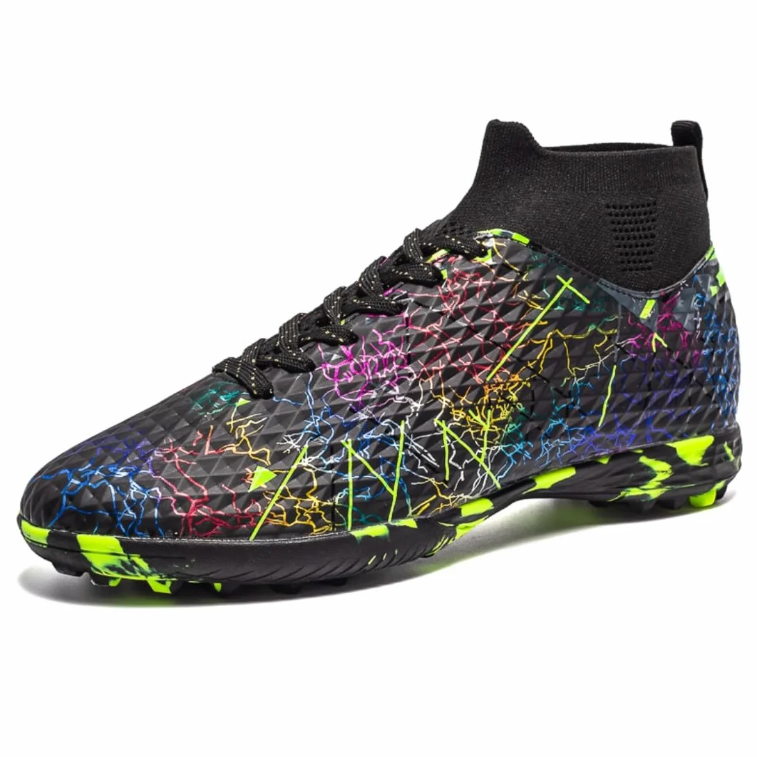 Scarpe da Calcio Uomo Tomaia Alta Traspiranti per Esterni Professionali