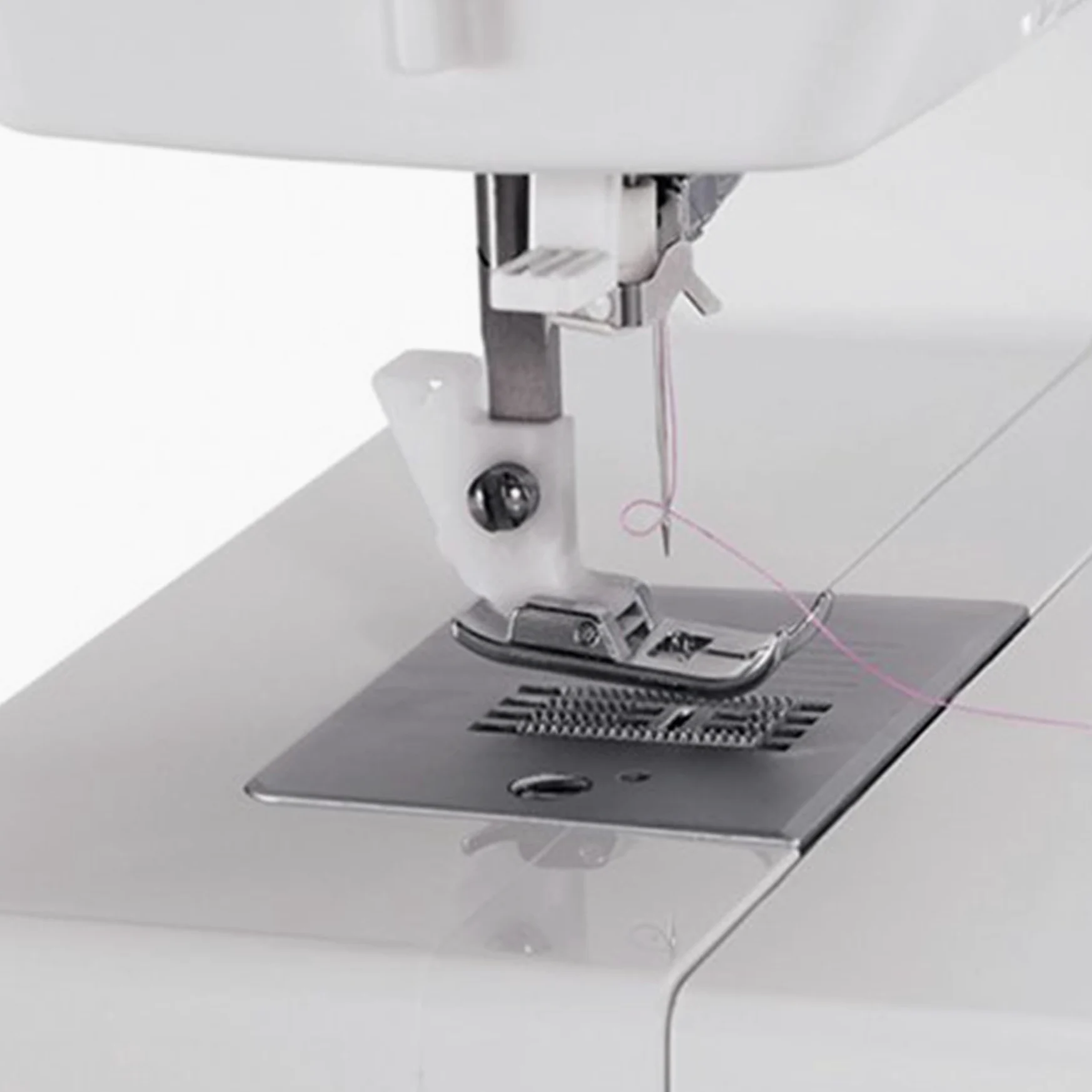 Singer Simple 3223, Macchina per cucire meccanica, 23 programmi essenziali, Bianco/Rosa