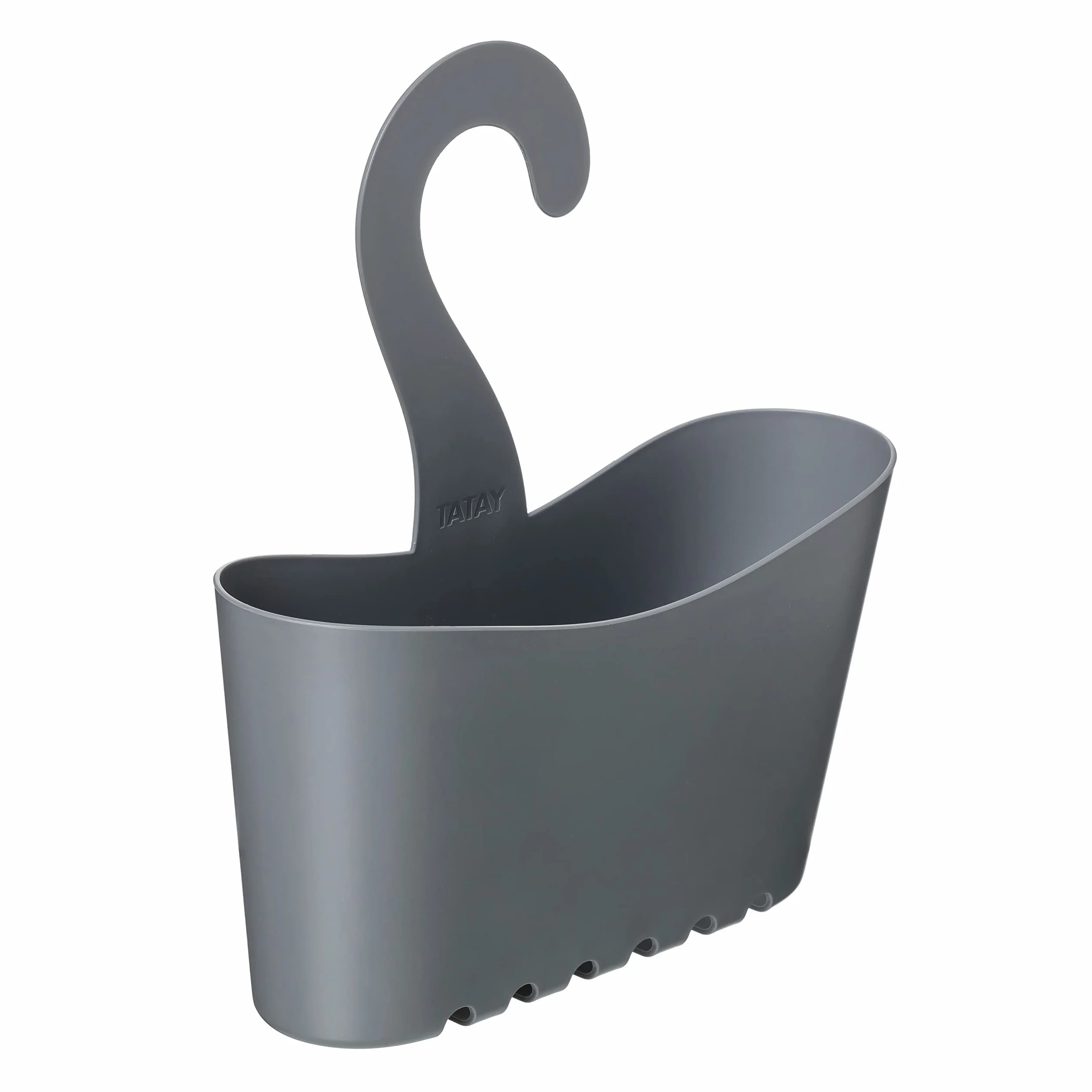 TATAY Portasapone per Doccia Impilabile 25x9x28 cm Grigio