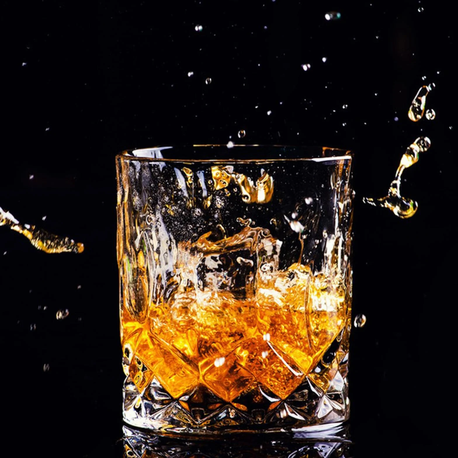 6 Pezzi Bicchieri da Whisky 330 ml Cristallo Senza Piombo per Cocktail Vetro Regalo