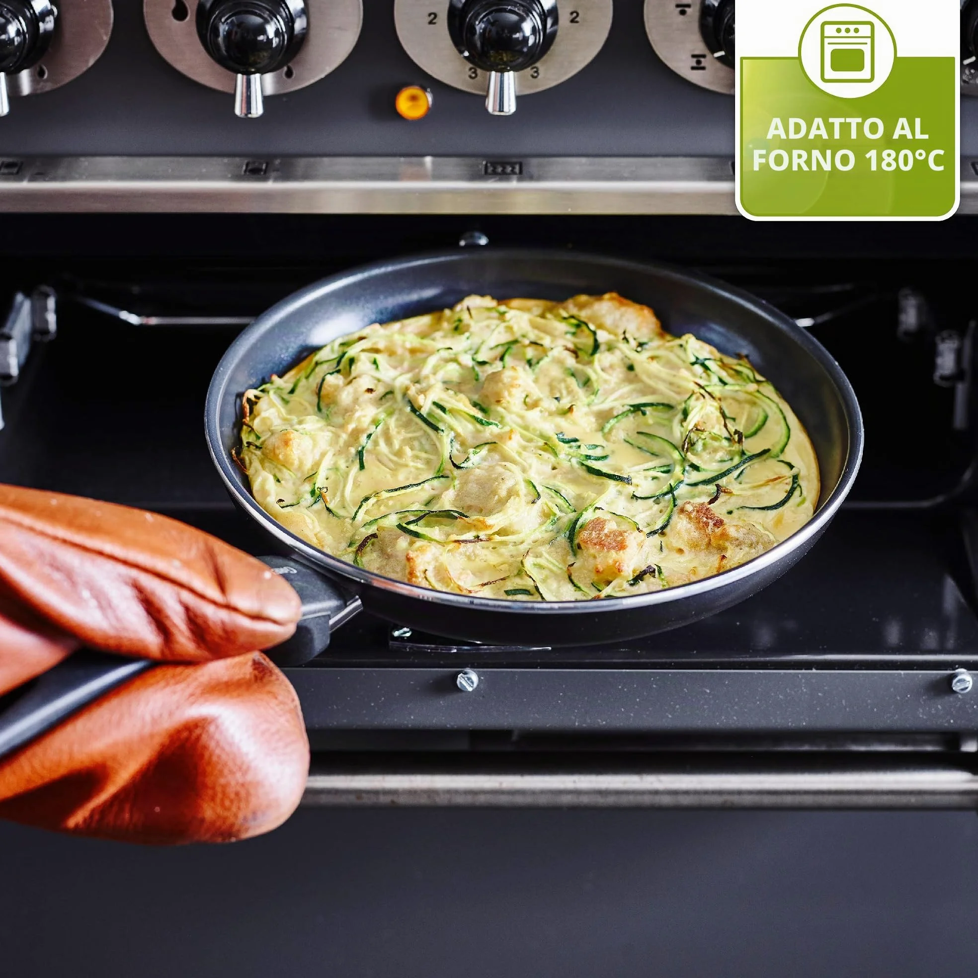 GreenPan Memphis Memphis - Set di pentole e padelle antiaderenti in ceramica, 20 pezzi, senza PFAS, a induzione, adatto al forno, nero