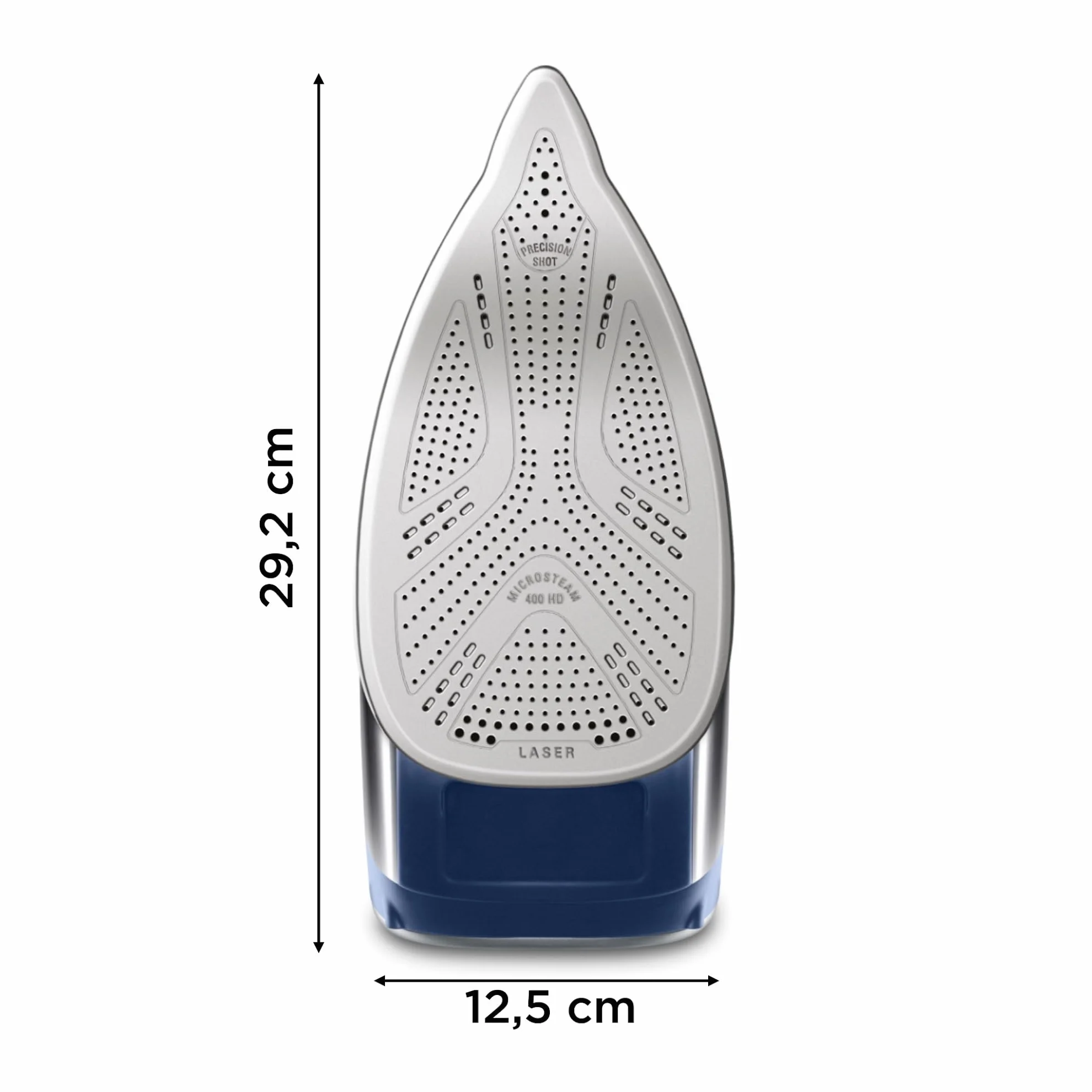 Rowenta DW8215D1 PRO Master Ferro da Stiro a Vapore, Con Funzione Anticalcare, Erogazione Continua da 45 g/min, Potenza 2800 W, Acciaio Inossidabile, Blu