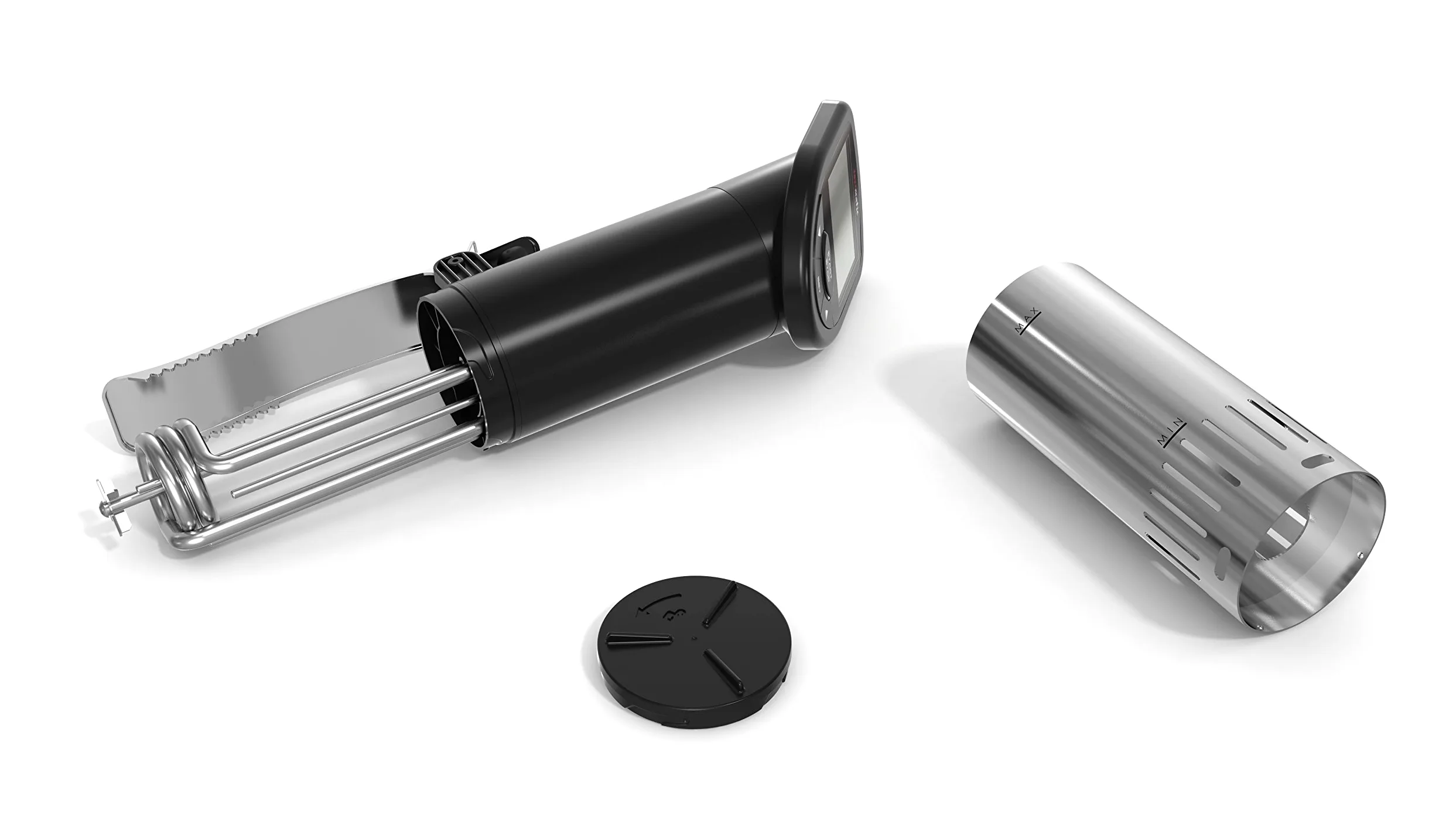 Tfa Dostmann Tfa 14.1550.01 Sousmatic Sous Vide Garer, 1200 W, 25 Litri, 0 Decibel, Stainless Steel, Nero, Taglia Unica