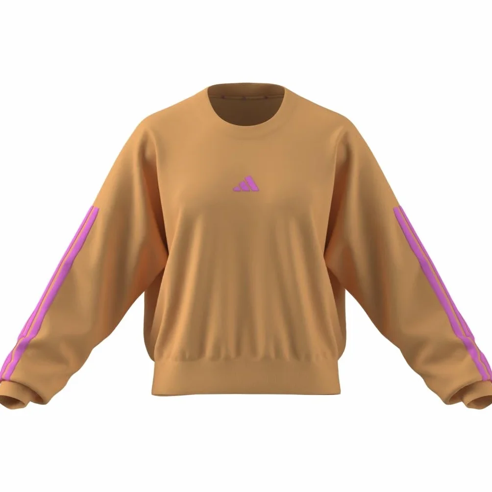 adidas Donna Essentials 3-Stripes French Terry Sweatshirt