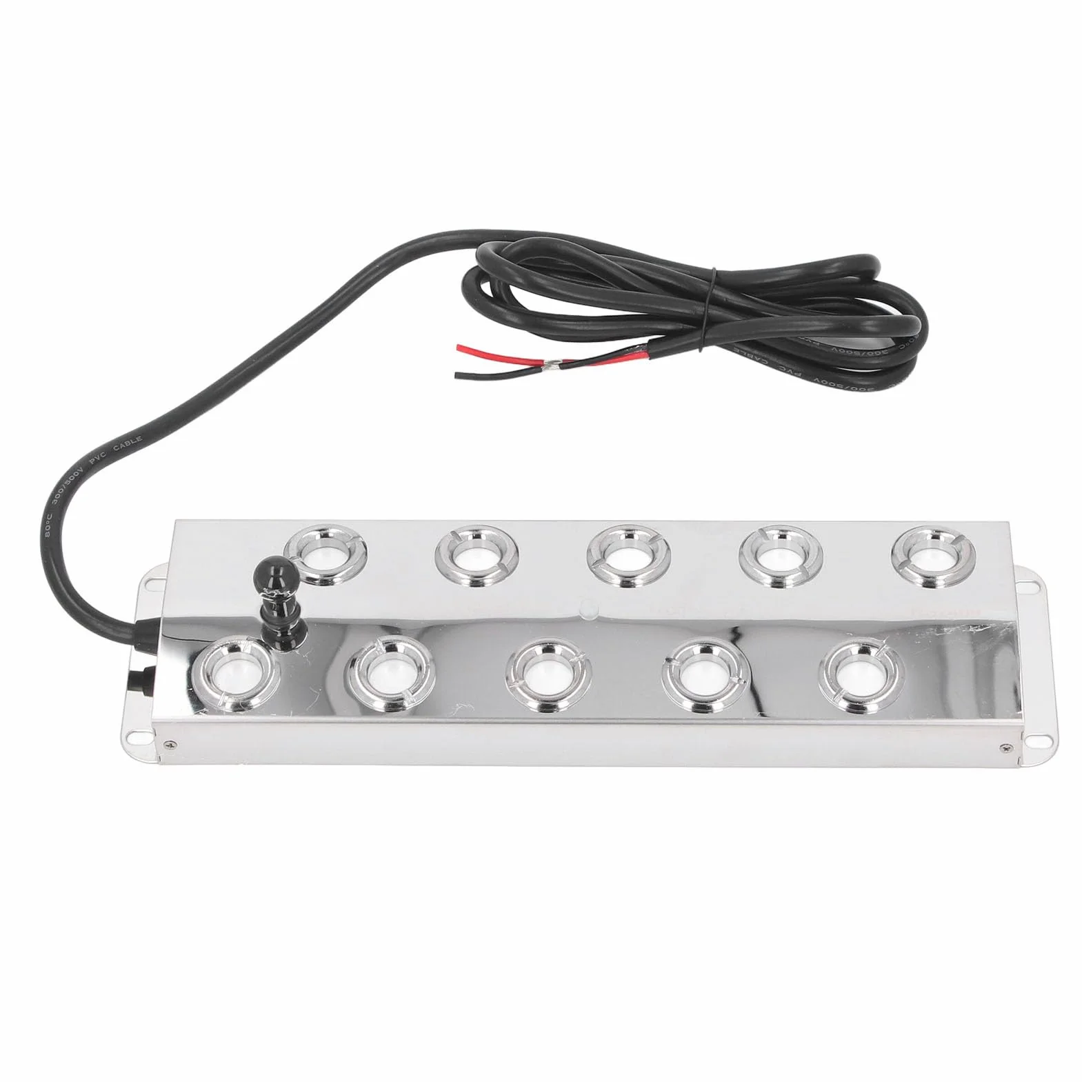 Nebulizzatore Ad Ultrasuoni 10 Teste DC45-48V Atomizzatore Alta Efficienza Cavo 1,5 M per Piscine Fontane
