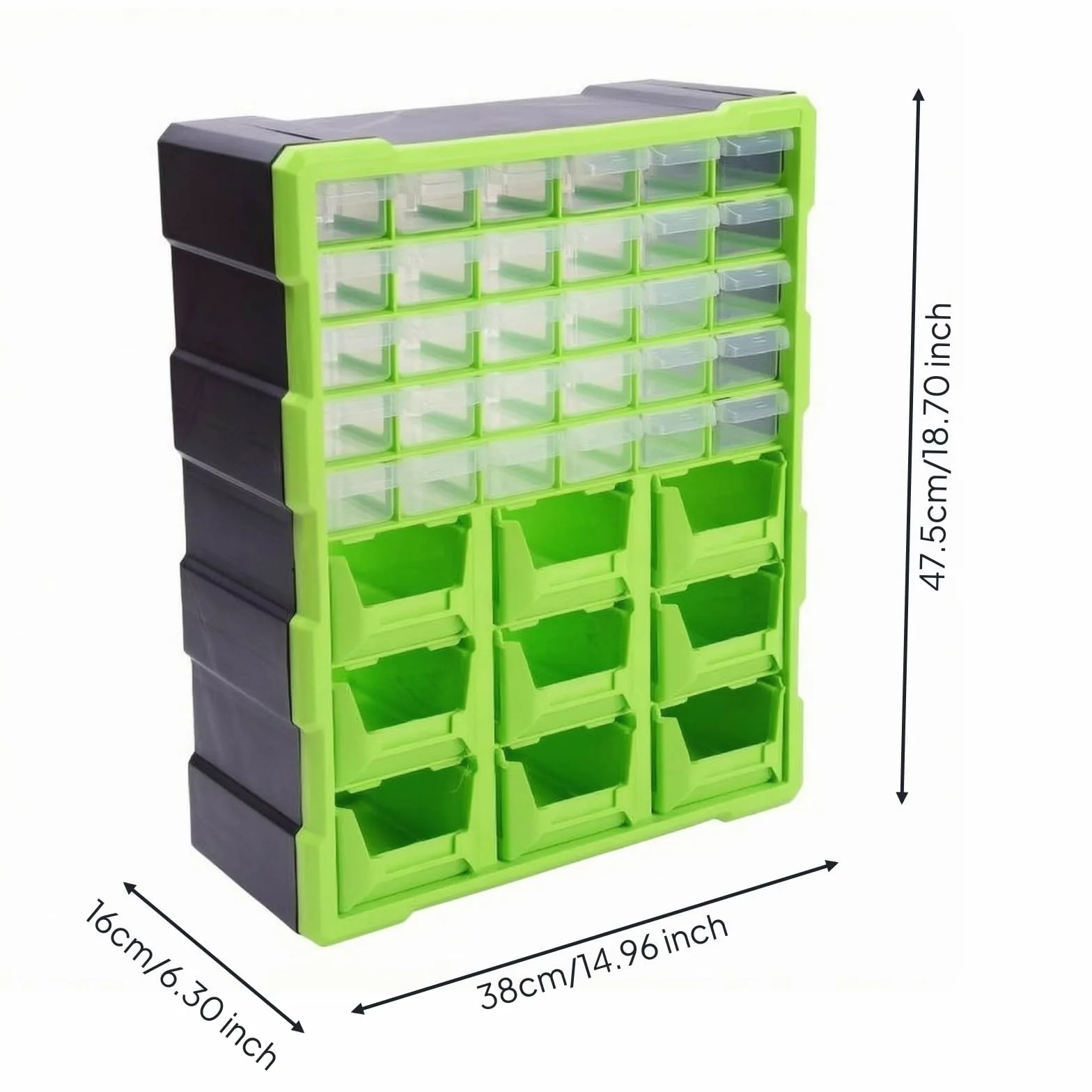 predolo Mobile Organizer Cassetti Trasparenti Leggero Organizer Viti Trasparente Multiuso Organizzatore Pezzi per Officina