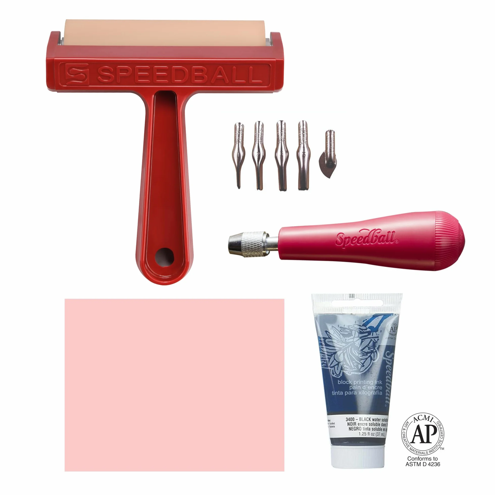 Speedball Kit per Principiante Blocco per Stampa Super Value