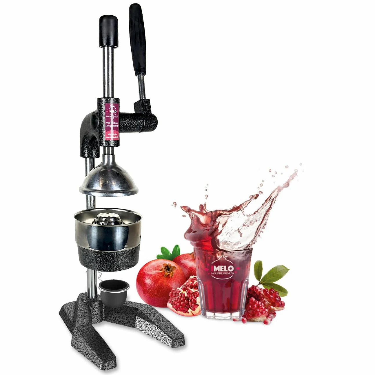 Spremi melograno e spremiagrumi manuale professionale - spremi melagrane, arance, limoni e tutti i tipi di frutta - senza elettricità