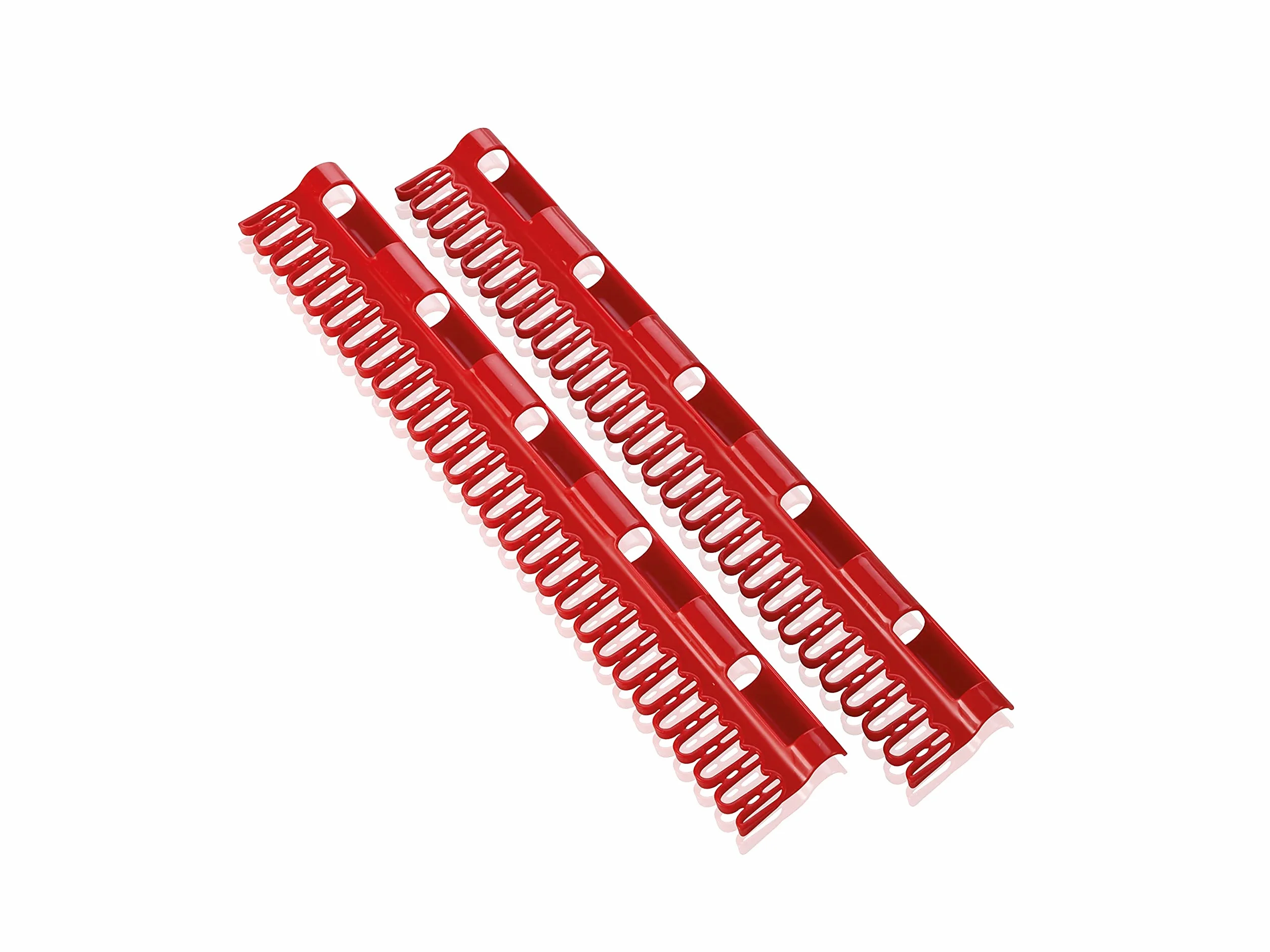 Leifheit 81534 Supporto per Capi, 2 Pezzi, Rosso, 7.5 x 2 x 39 cm, 2 unità