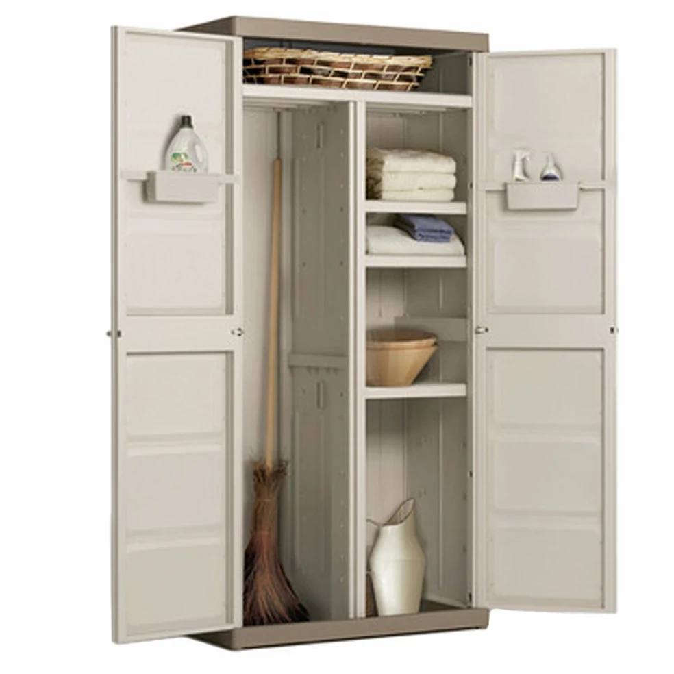 Keter Excellence Armadio per interni ed esterni, colore: beige/sabbia, 89 x 54 x 182 cm