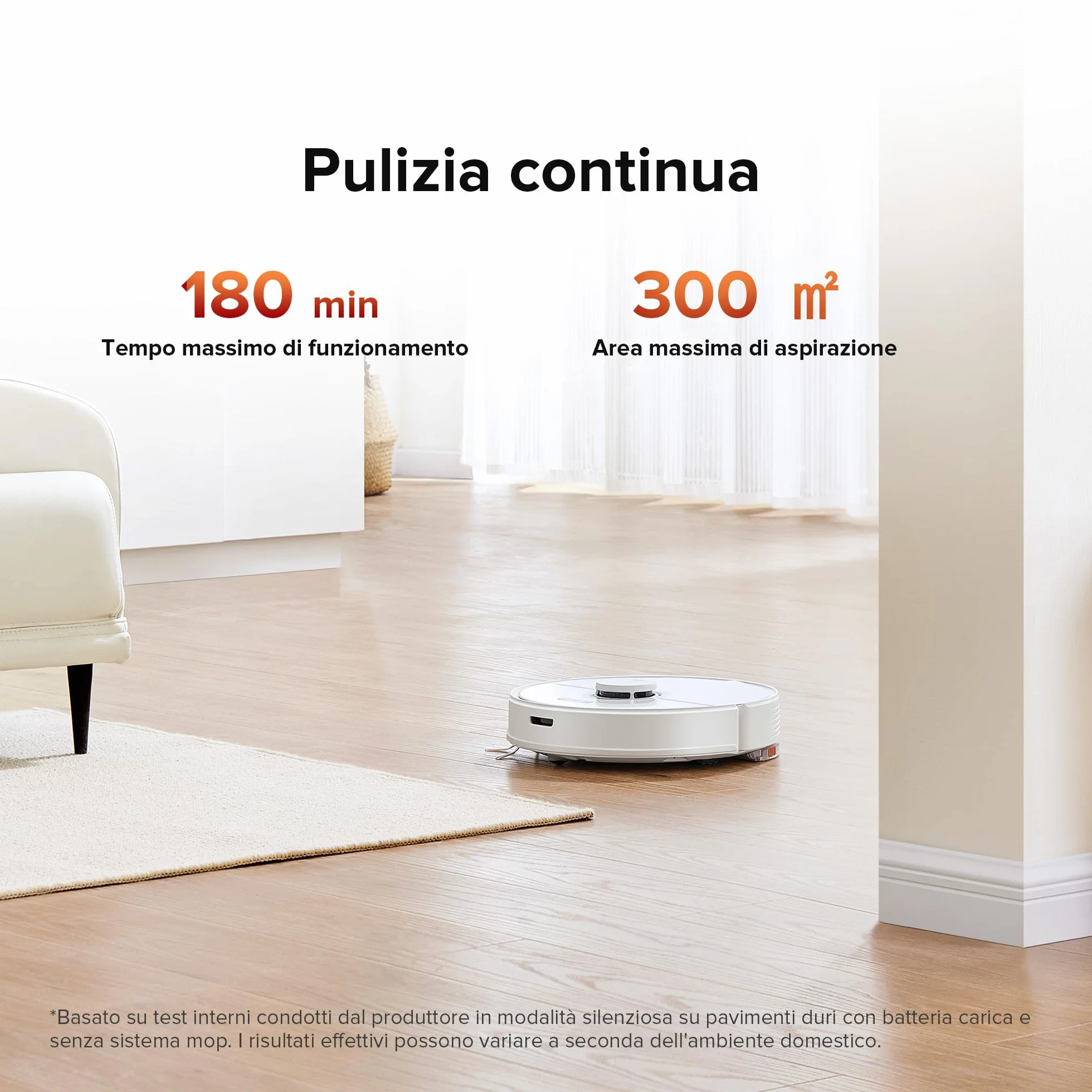 Roborock Q7 Max Robot Aspirapolvere, Serbatoi d'acqua Controllati Elettricamente, Controllo APP, Bianco (Ricondizionato)
