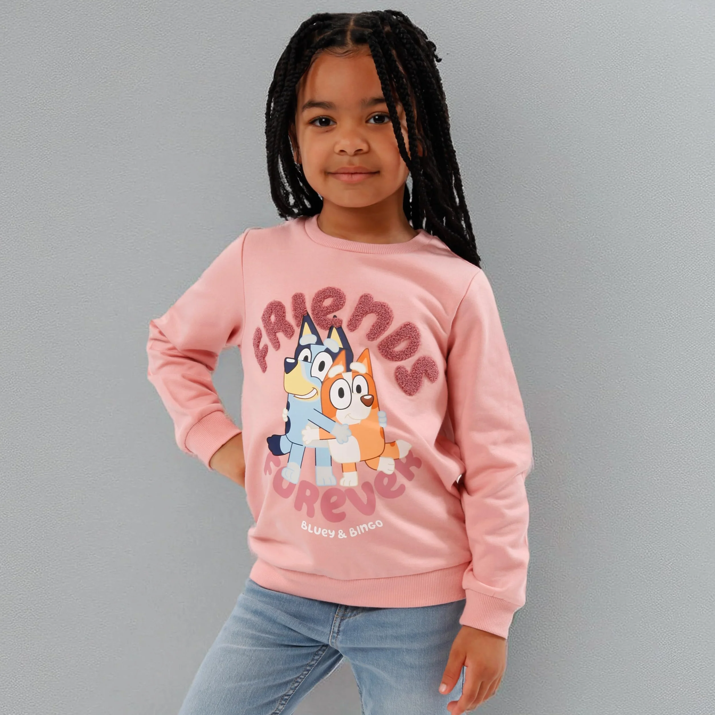 Bluey Felpa Ragazze Bingo Bambini