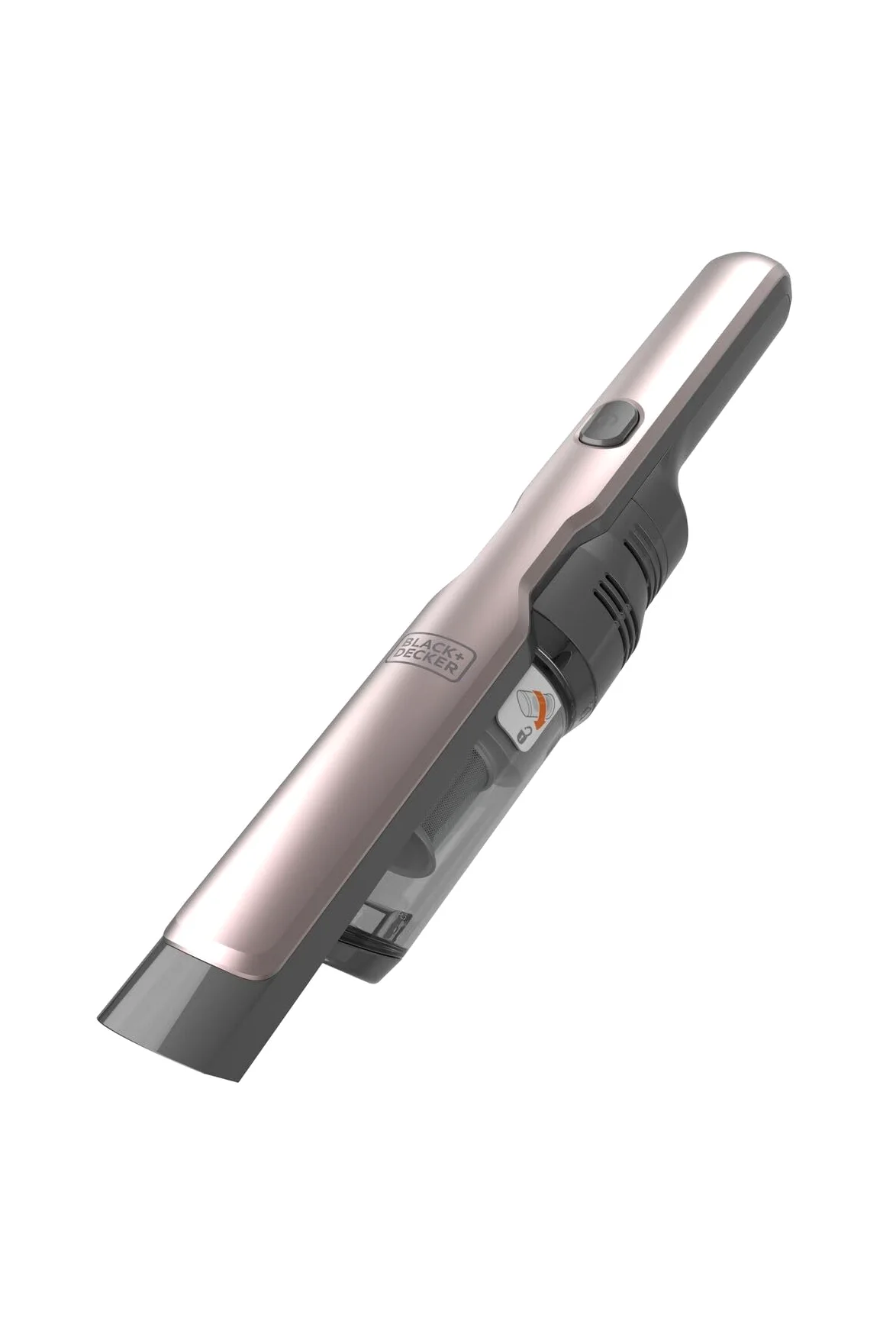 BLACK+DECKER, Aspirabriciole senza Fili Portatile con Motore Digitale Super compatto e leggero,Capacità 120 ml, Bocchetta a lancia e spazzolina,Batteria rimovibile, rose gold,12 V, 24Wh. DVC320BRG-QW