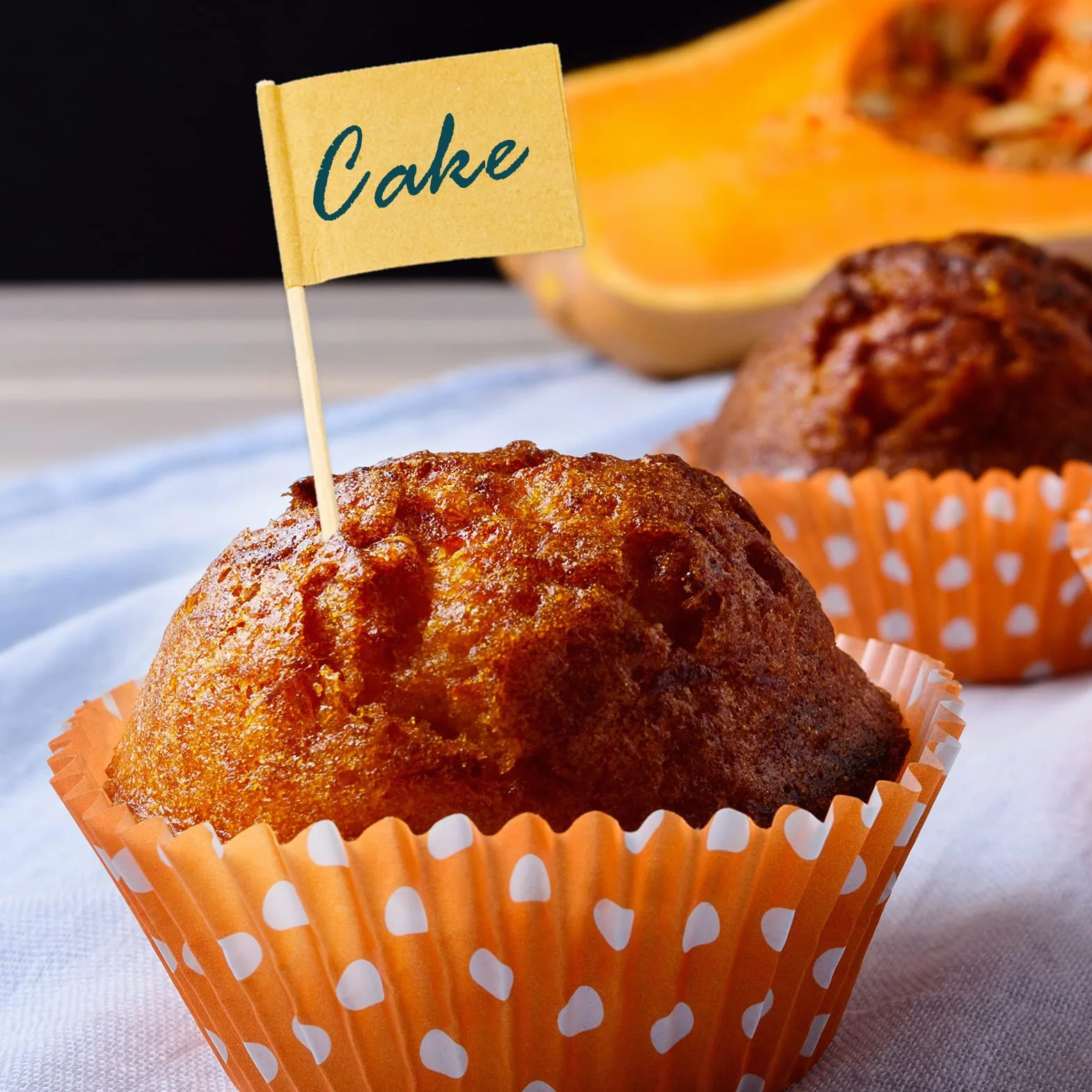 Kraft Carta Bandiera Cocktail Stuzzicadenti Frutta Bastoncini Cupcake Topper Festa Torta Forniture Alimentari (200)