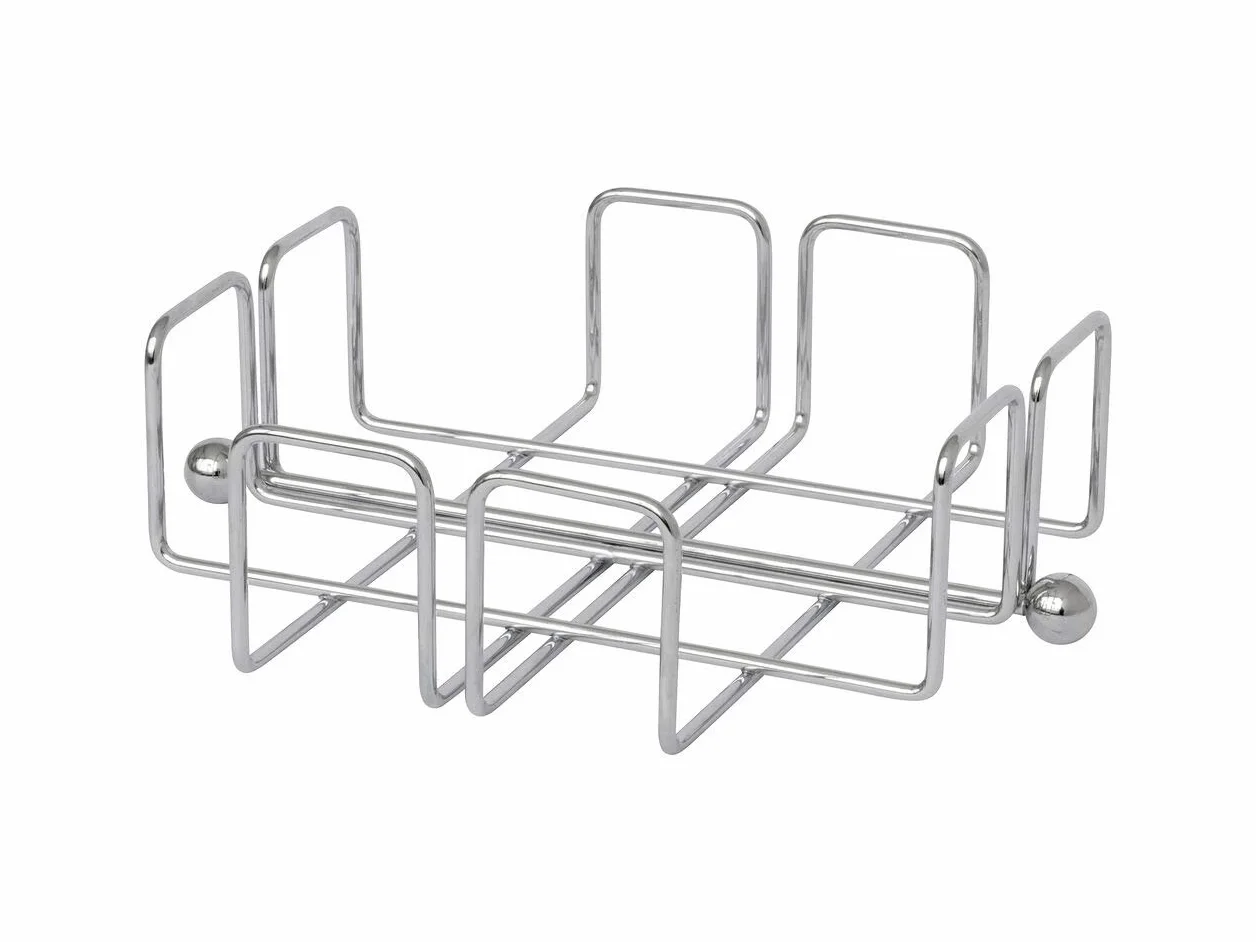 simplywire – Portatovaglioli/Salviette con Barra di Fermo - Acciaio Cromato
