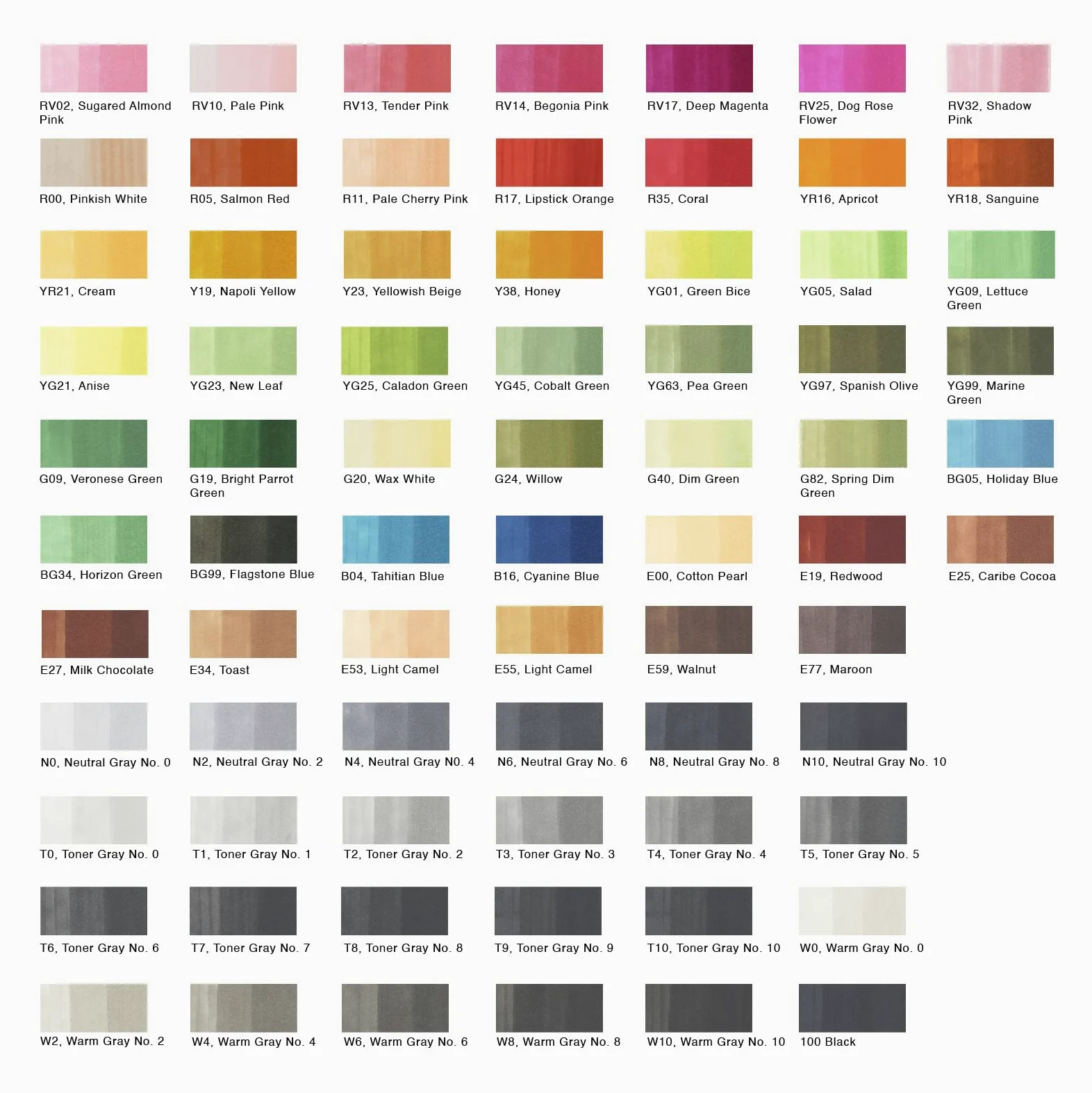 Copic 21075162 Schizzo Set C da 72
